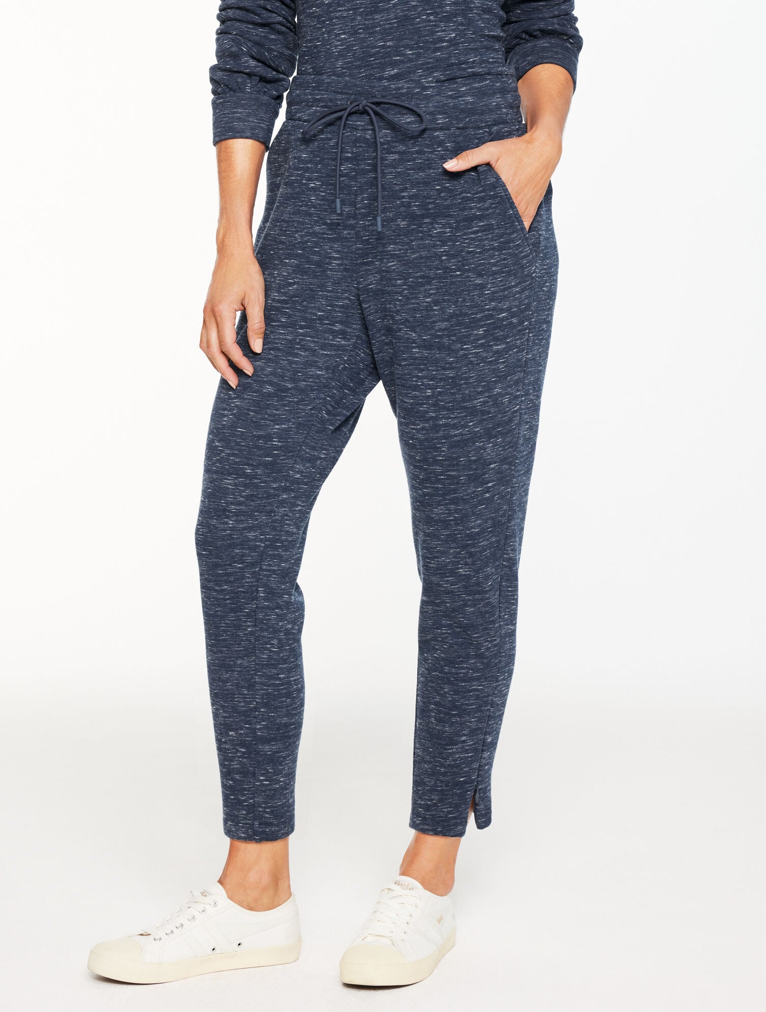 IOLITE HEATHER|SESAME HEATHER COZY CLOUD JOGGERS | Talbots US