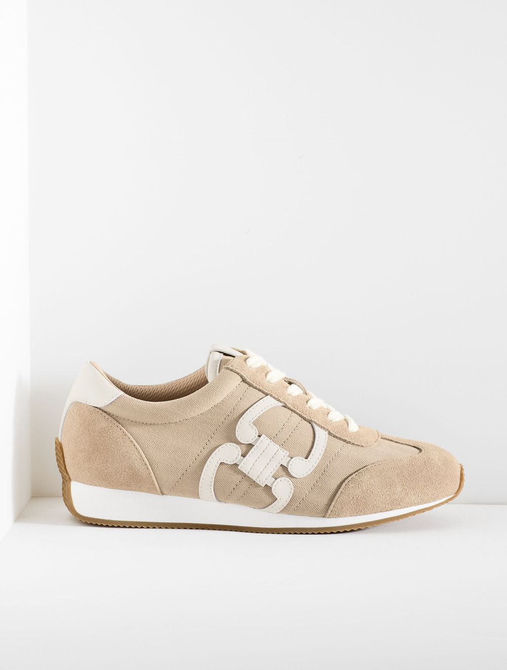ENGLISH TOFFEE/TAN|INDIGO|JASPER ALEX STATUS HERRINGBONE SUEDE SNEAKERS | Talbots US