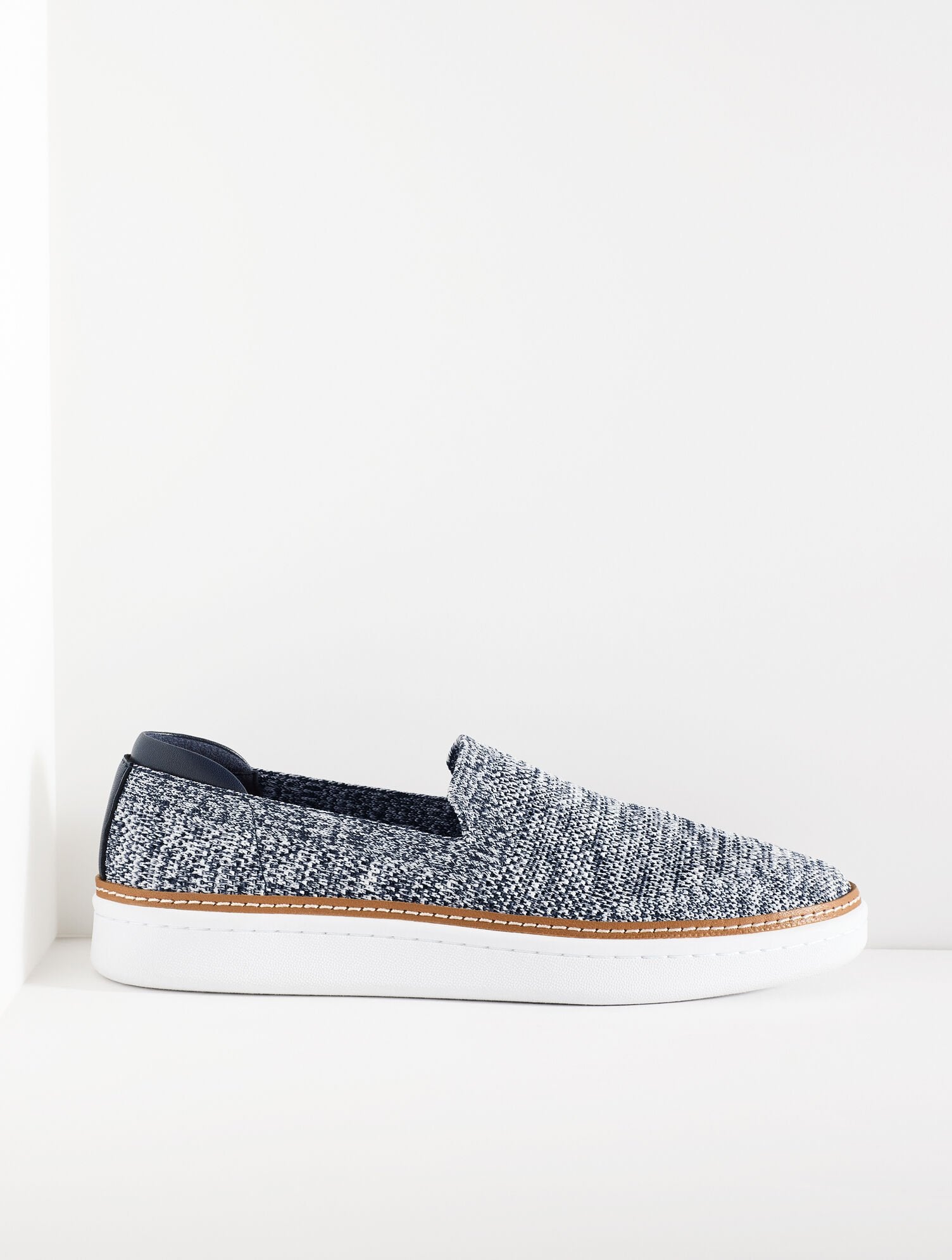 INDIGO BLUE BRITTANY KNIT SLIP-ON SNEAKERS - MARLED | Talbots near me