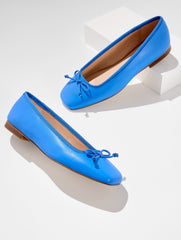 JASPER|SHORE BLUE CARRINGTON NAPPA BALLET FLATS | Talbots for sale