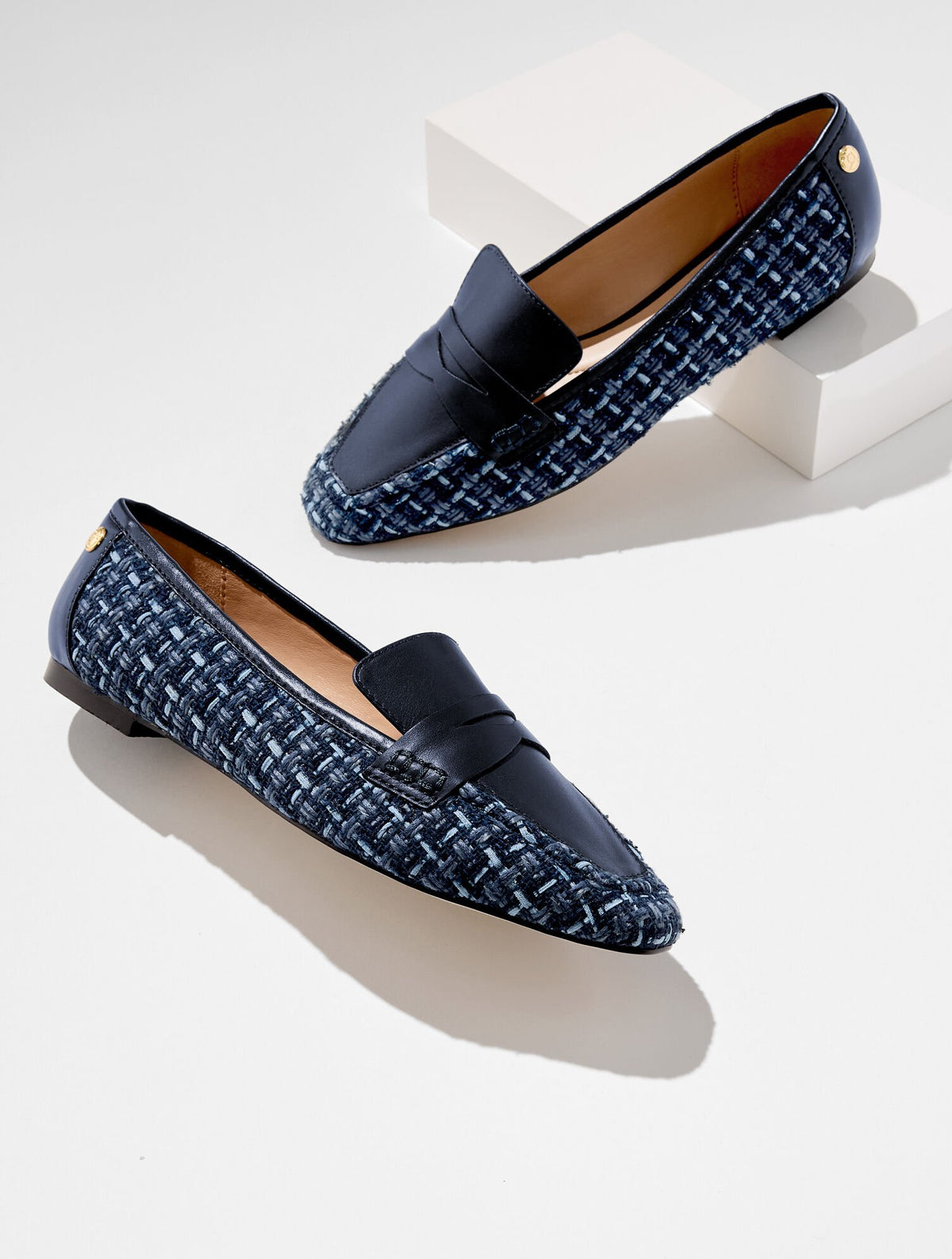 INDIGO ERIN LOAFERS - OCEAN TWEED | Talbots online