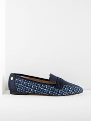 INDIGO ERIN LOAFERS - OCEAN TWEED | Talbots online