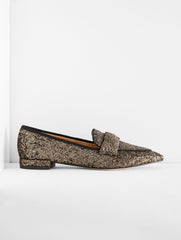 TIN GREY SCARLET SPARKLE POINTED TOE LOAFERS | Talbots sale
