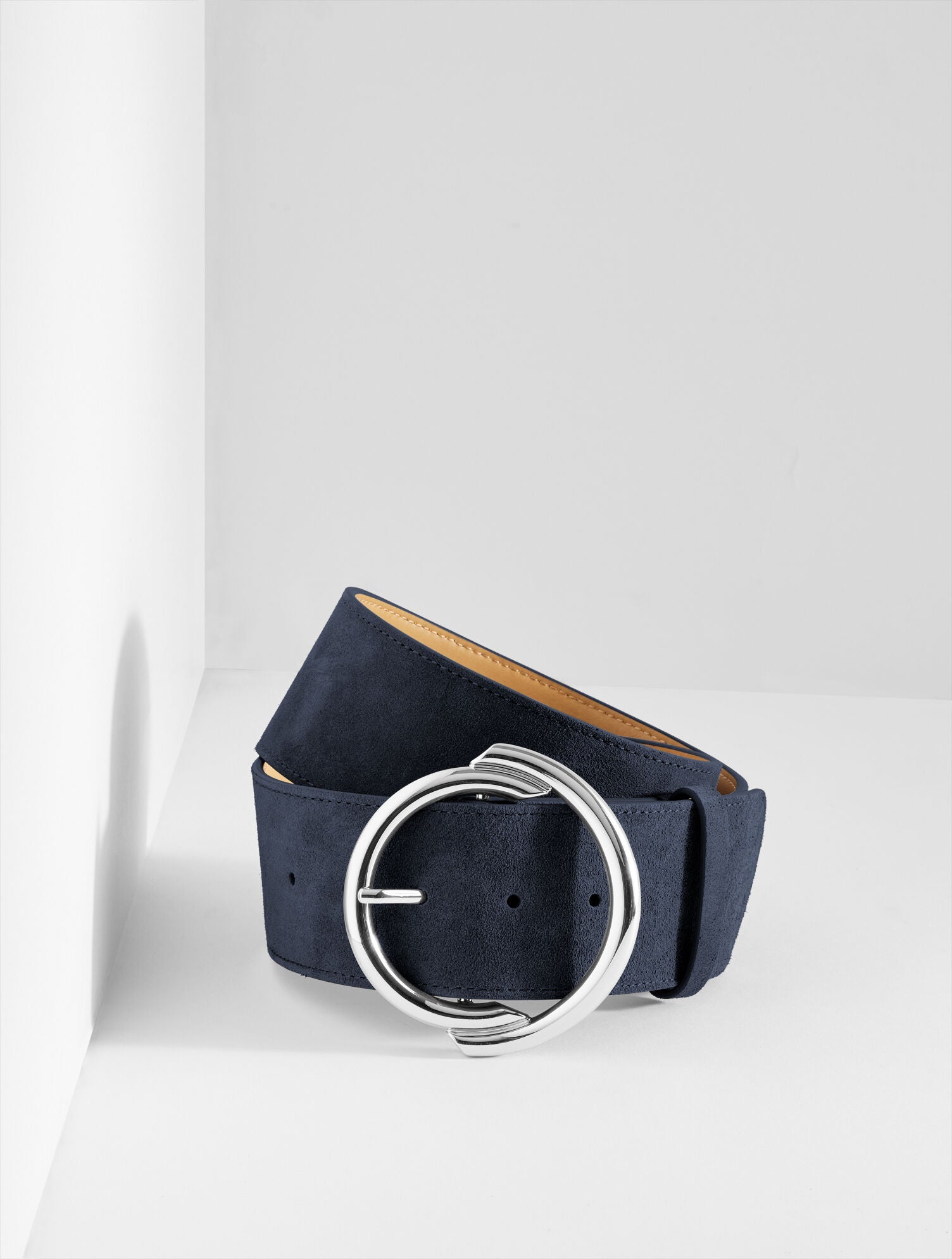 INDIGO BLUE|KENDALL GREY SUEDE BELT | Talbots online