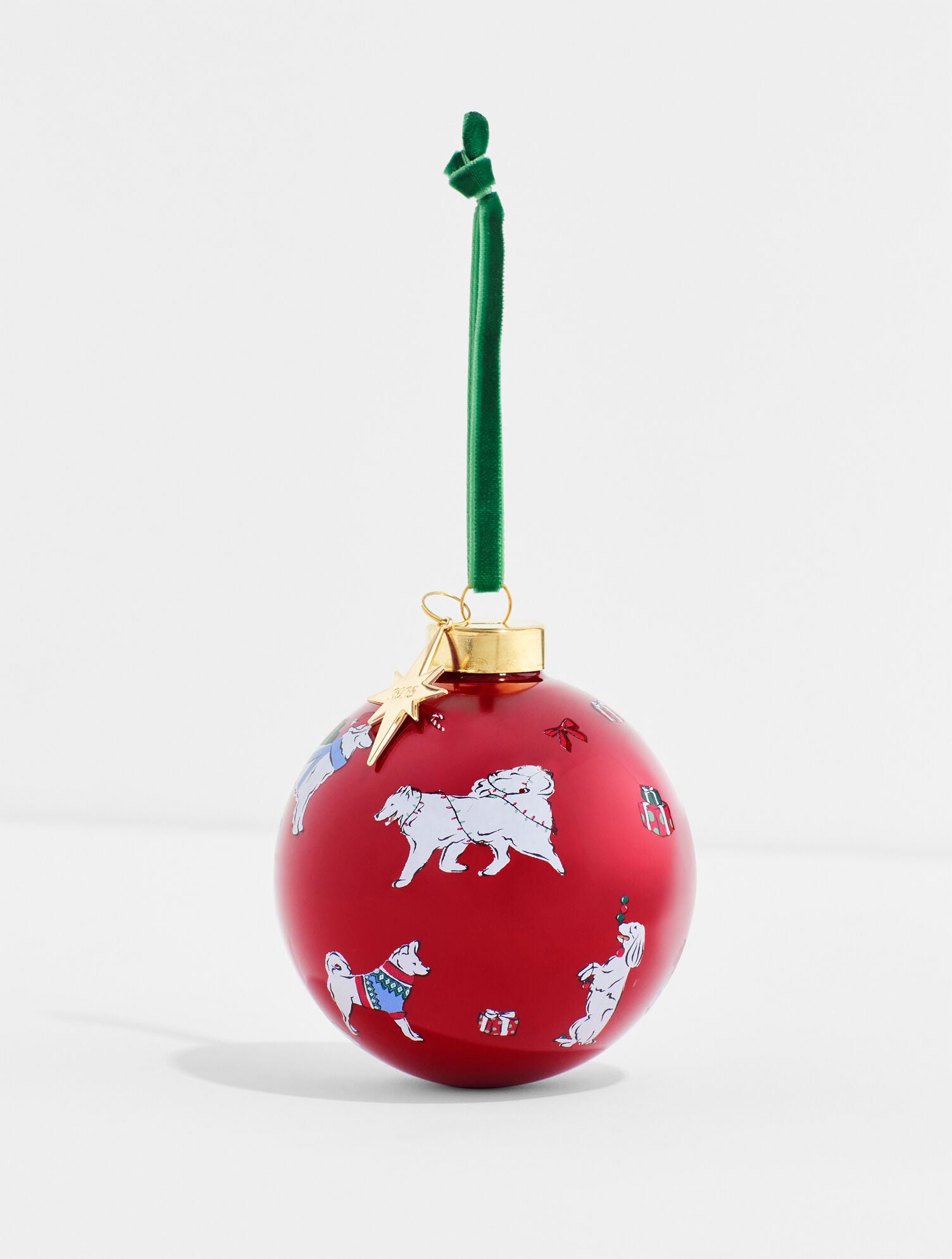 RED POP MULTI CHRISTMAS DOG ORNAMENT | Talbots outlet