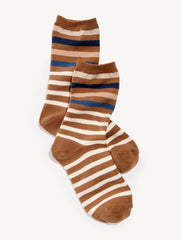 JASPER MULTI VALLEY STRIPE SOCKS | Talbots discount