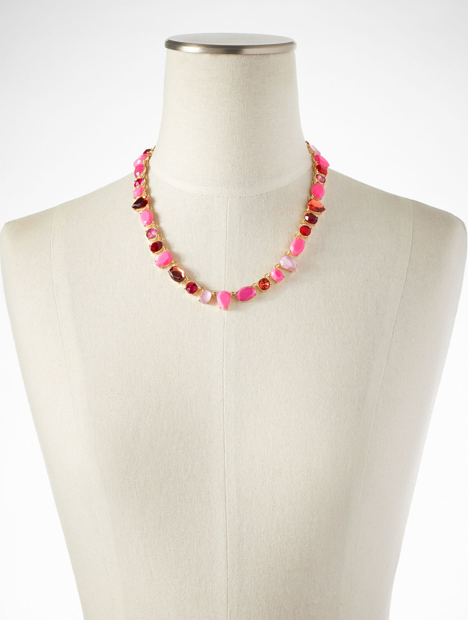 VALIANT POPPY MULTI/GOLD ECLECTIC CRYSTAL NECKLACE | Talbots sale