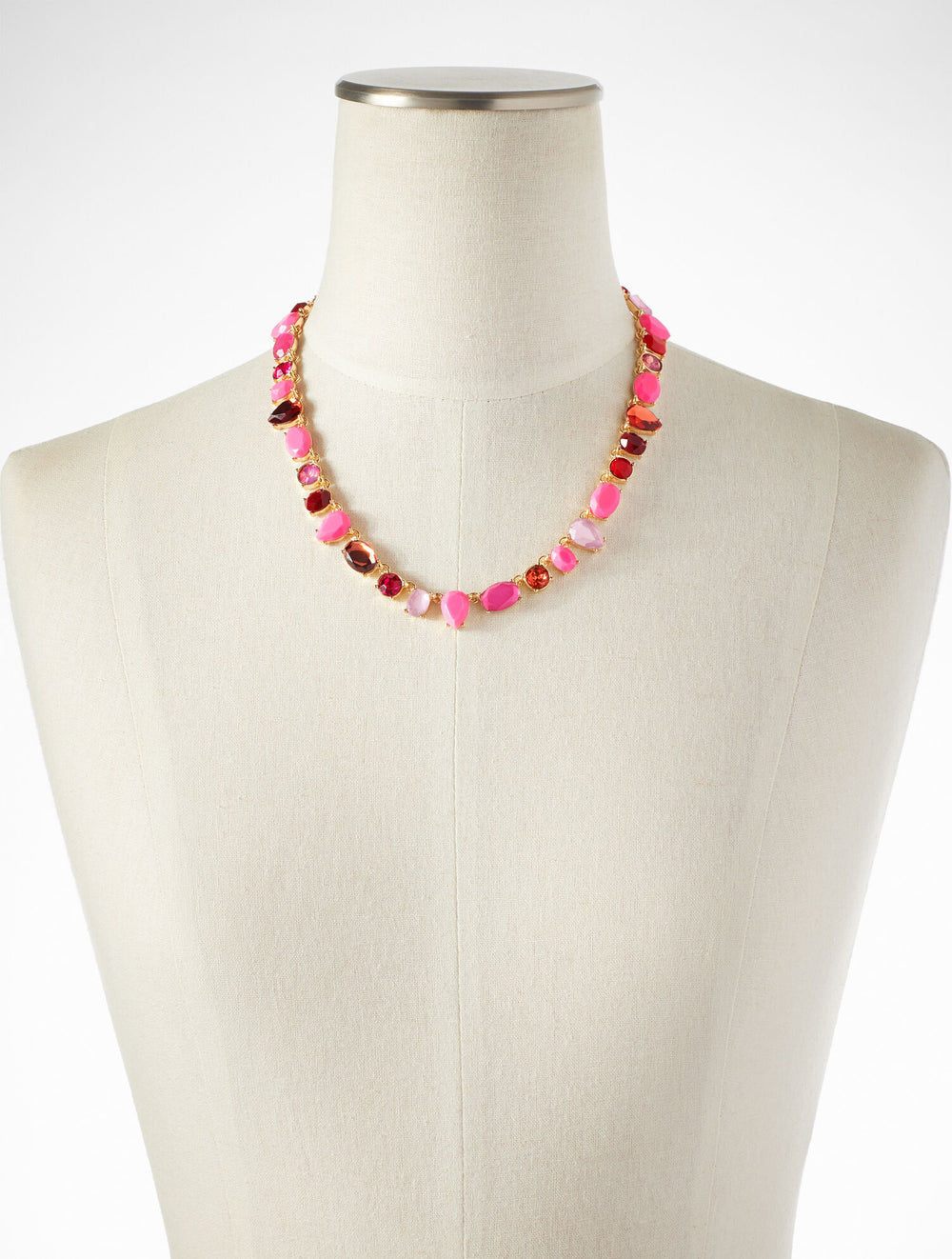 VALIANT POPPY MULTI/GOLD ECLECTIC CRYSTAL NECKLACE | Talbots sale