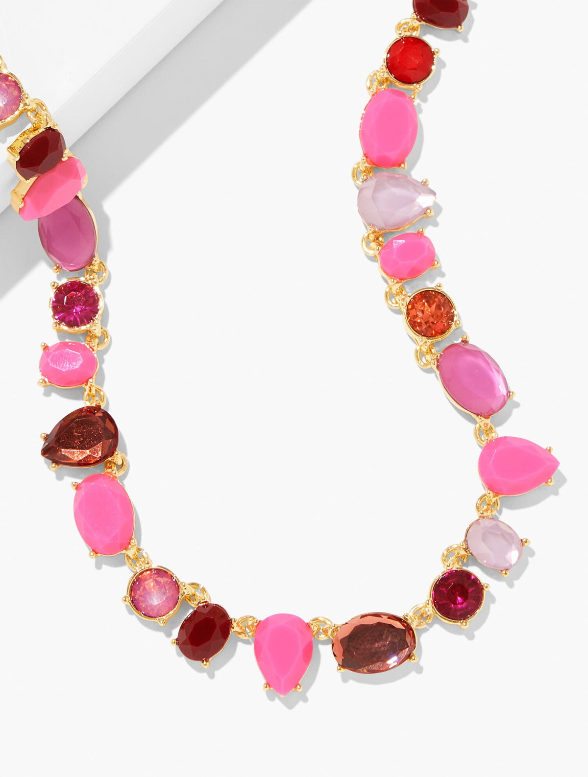 VALIANT POPPY MULTI/GOLD ECLECTIC CRYSTAL NECKLACE | Talbots sale
