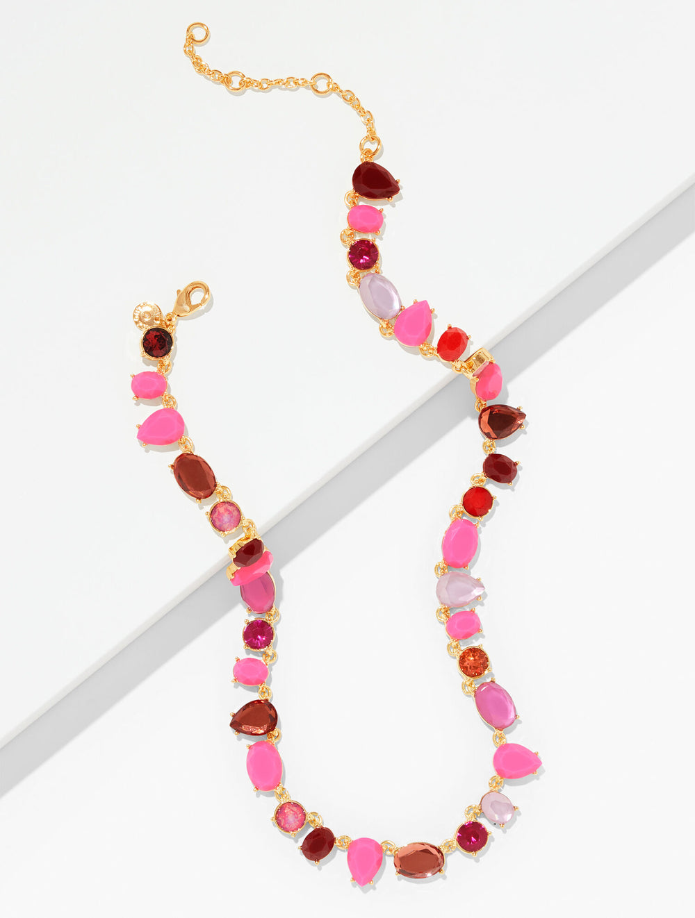 VALIANT POPPY MULTI/GOLD ECLECTIC CRYSTAL NECKLACE | Talbots sale