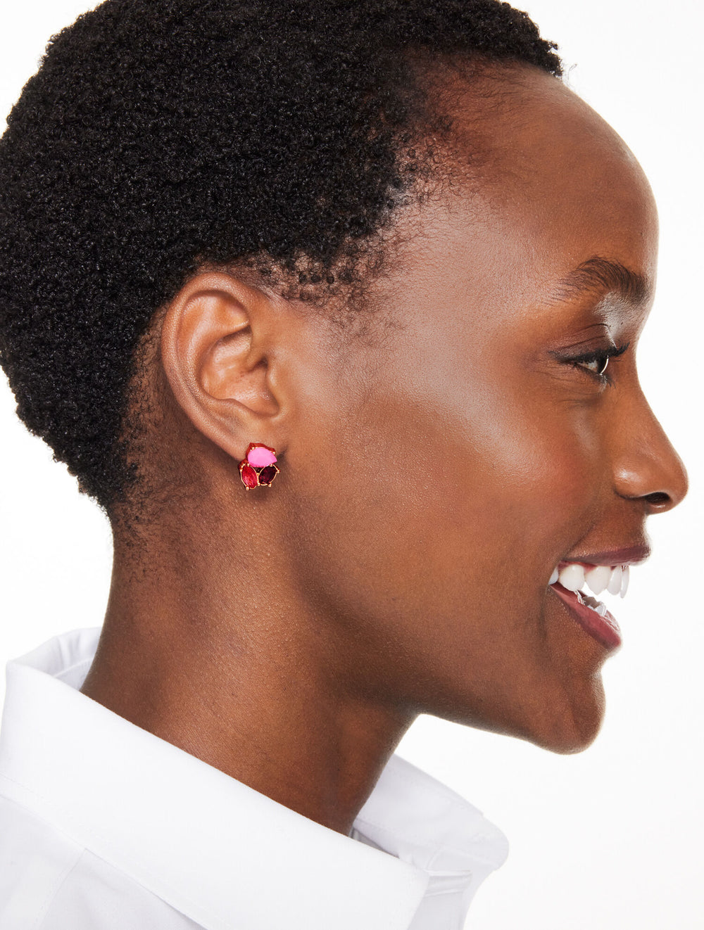 VALIANT POPPY MULTI/GOLD ECLECTIC CRYSTAL STUD EARRINGS | Talbots sale