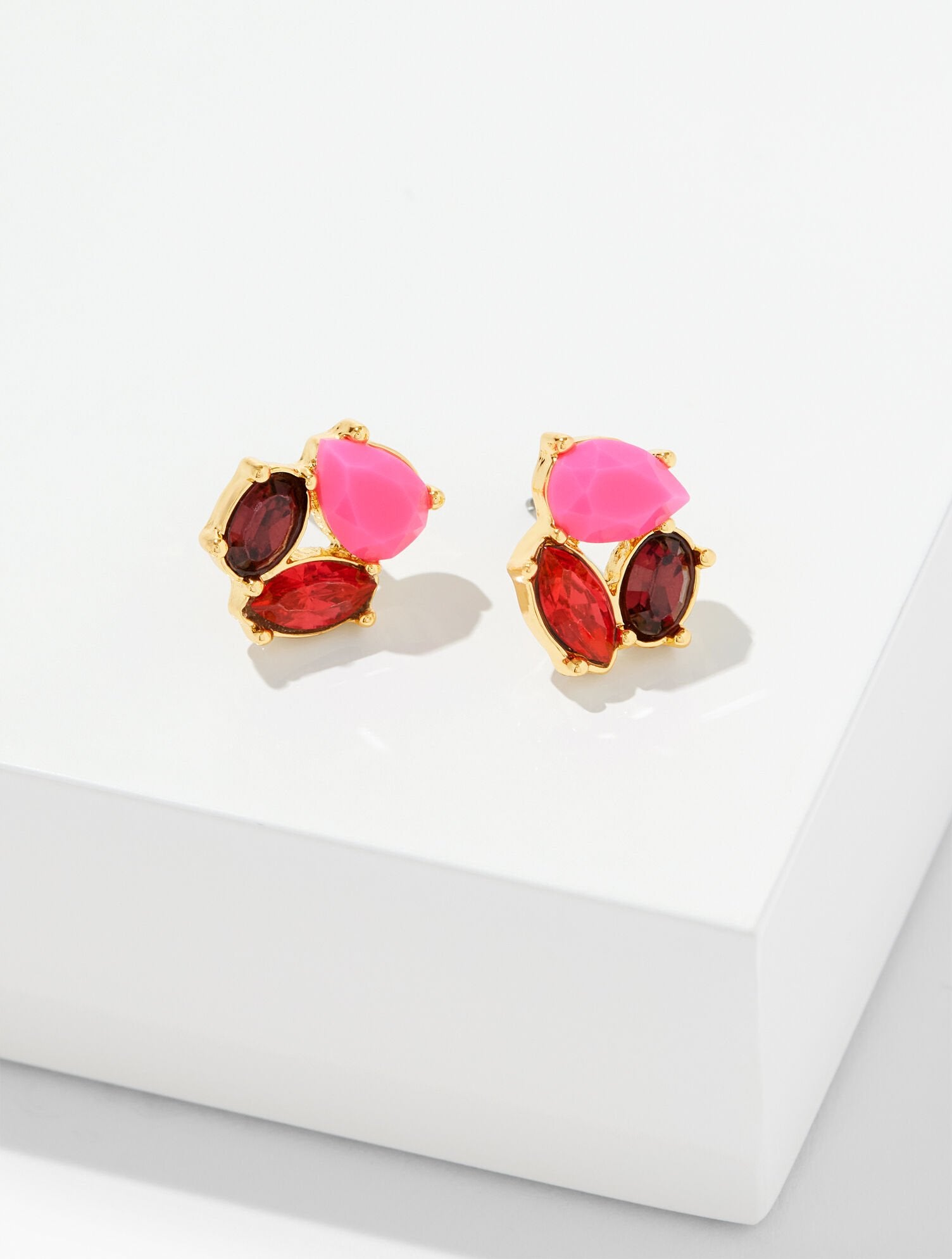 VALIANT POPPY MULTI/GOLD ECLECTIC CRYSTAL STUD EARRINGS | Talbots sale
