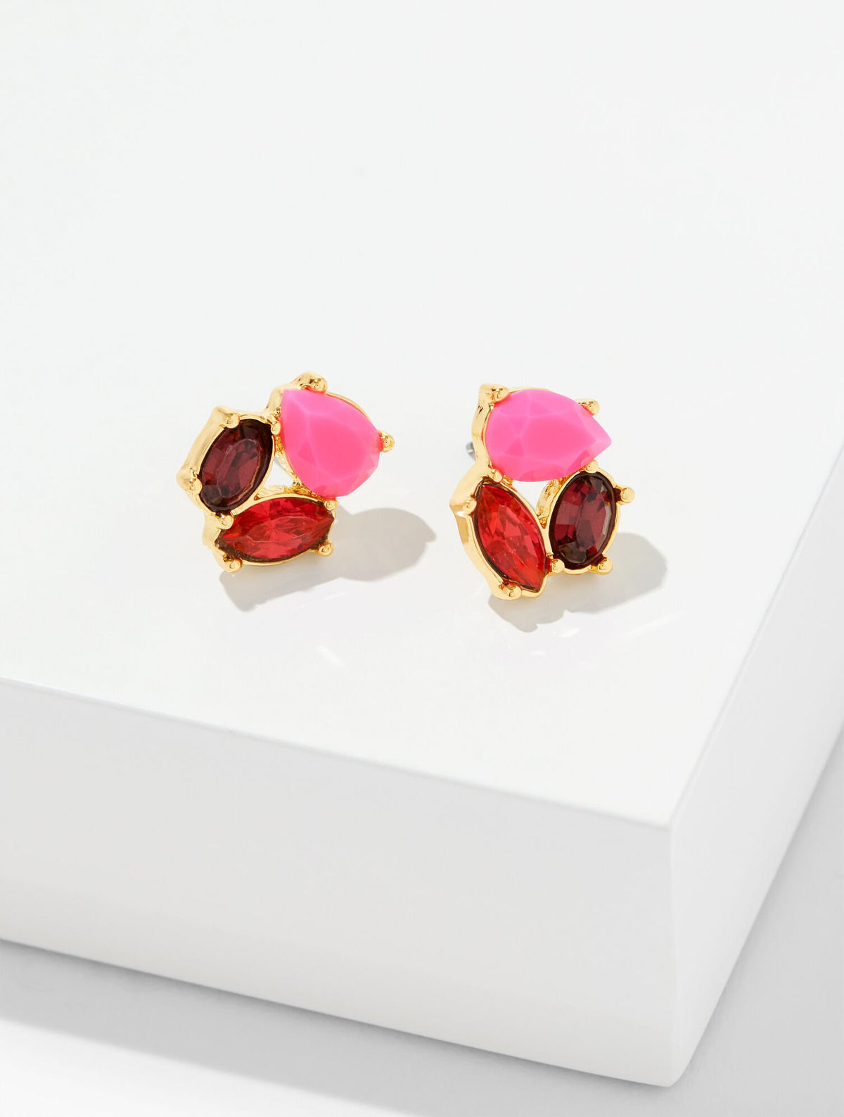 VALIANT POPPY MULTI/GOLD ECLECTIC CRYSTAL STUD EARRINGS | Talbots sale