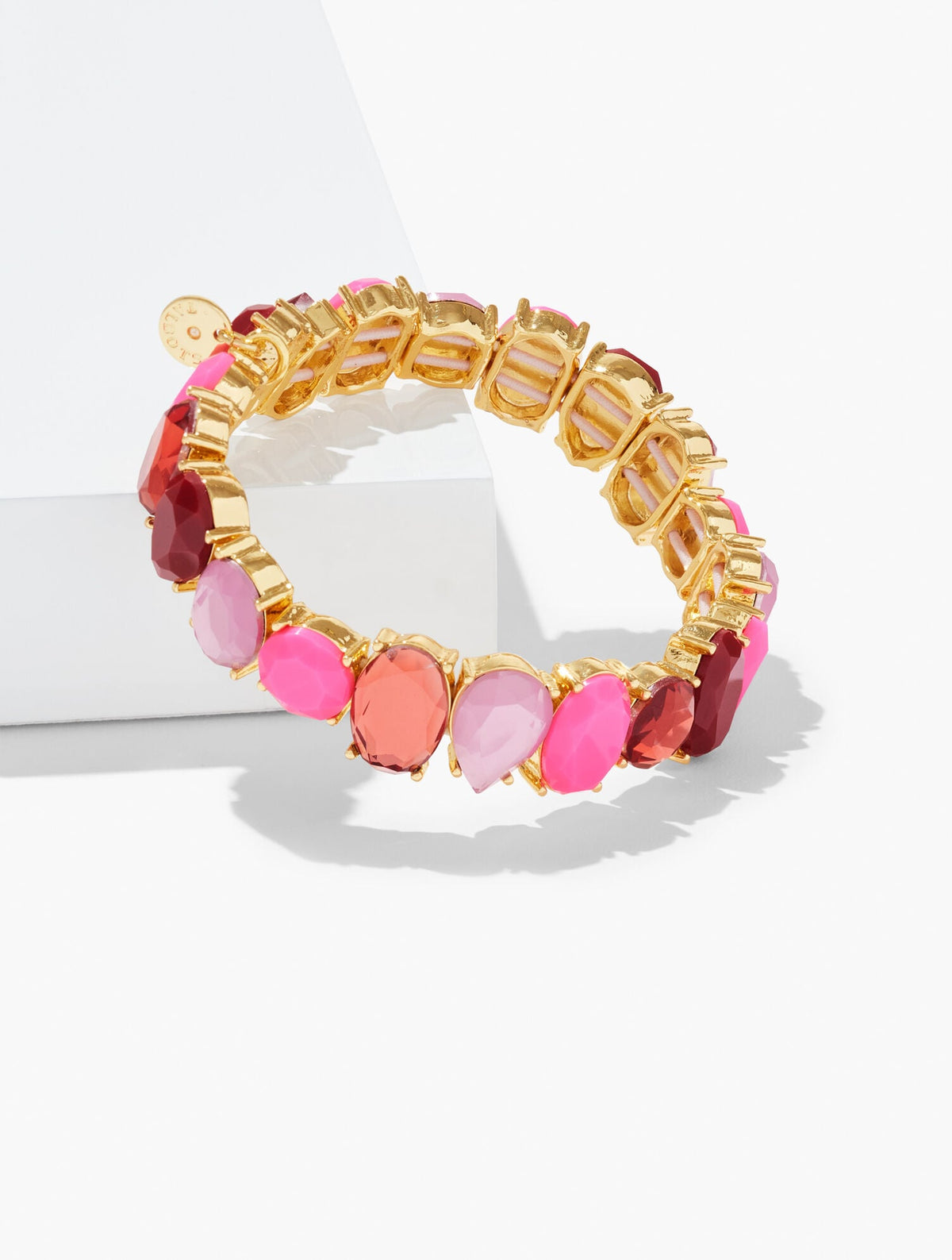 VALIANT POPPY MULTI/GOLD ECLECTIC CRYSTAL STRETCH BRACELET | Talbots outlet