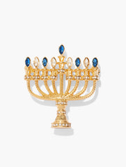 GOLD MENORAH BROOCH | Talbots for sale