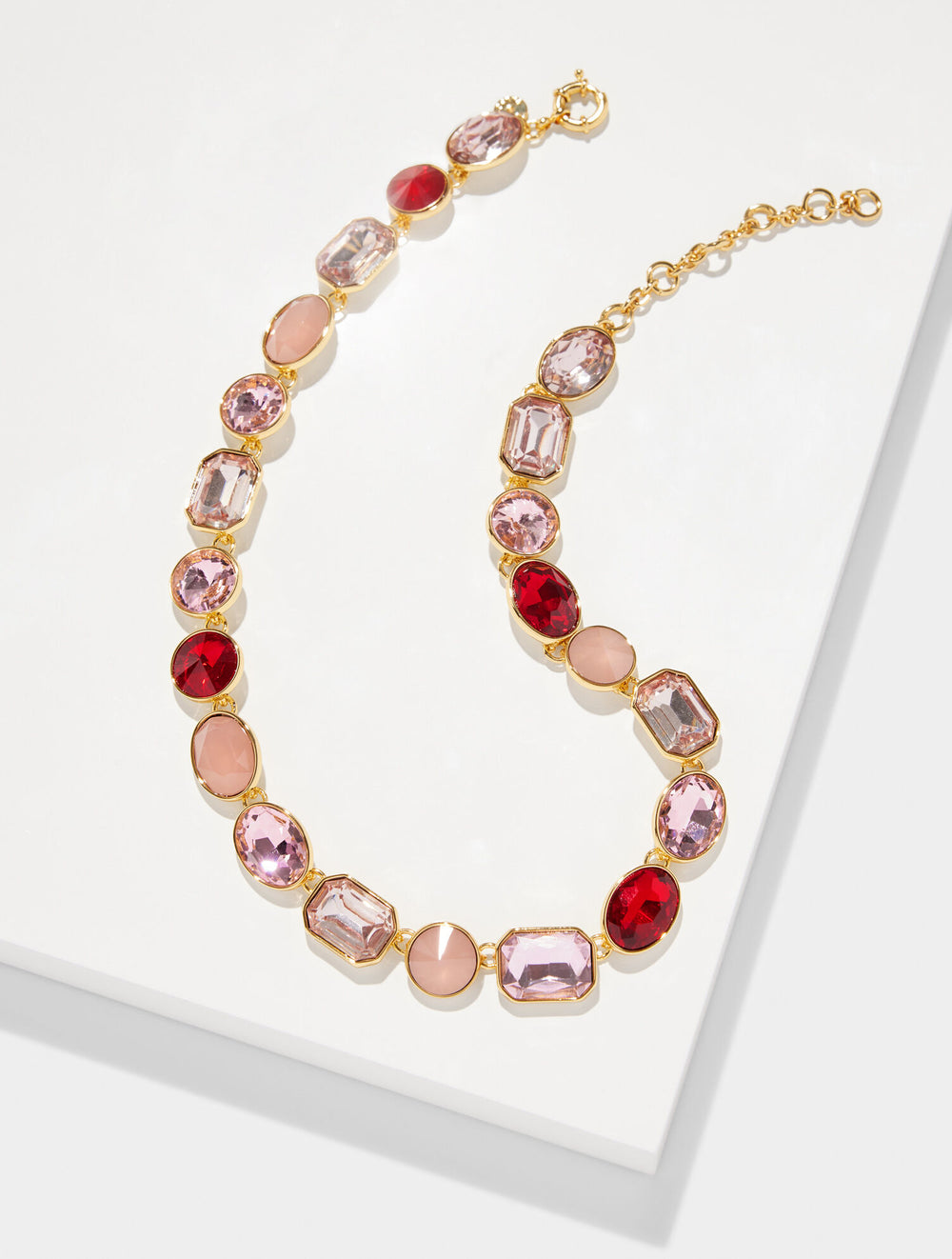 PINK CHAMPAGNE MULTI/GOLD SINCERE SHIMMER NECKLACE | Talbots online