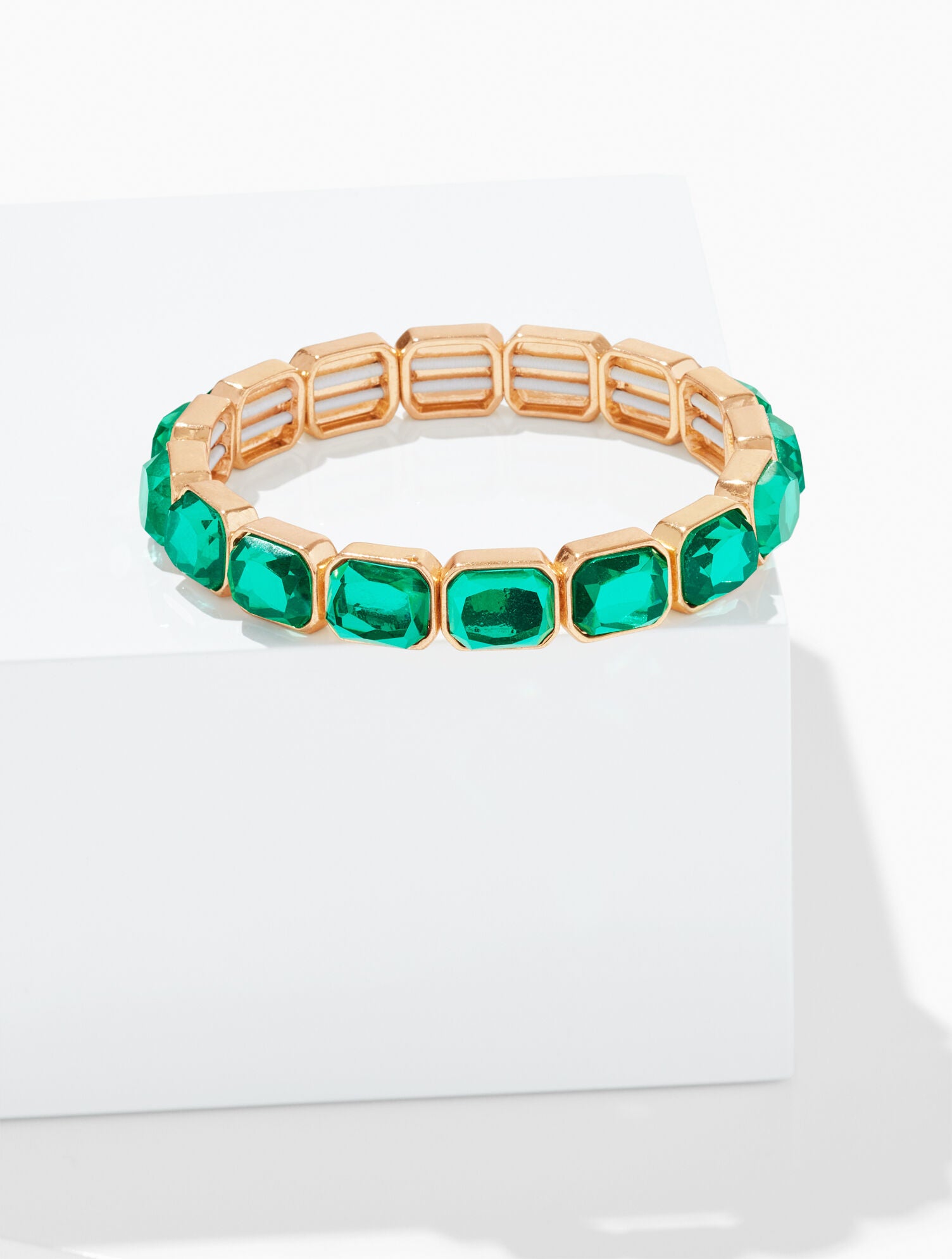 RED POP/GOLD CHROMATIC STRETCH BRACELET | Talbots on sale