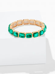 RED POP/GOLD CHROMATIC STRETCH BRACELET | Talbots on sale