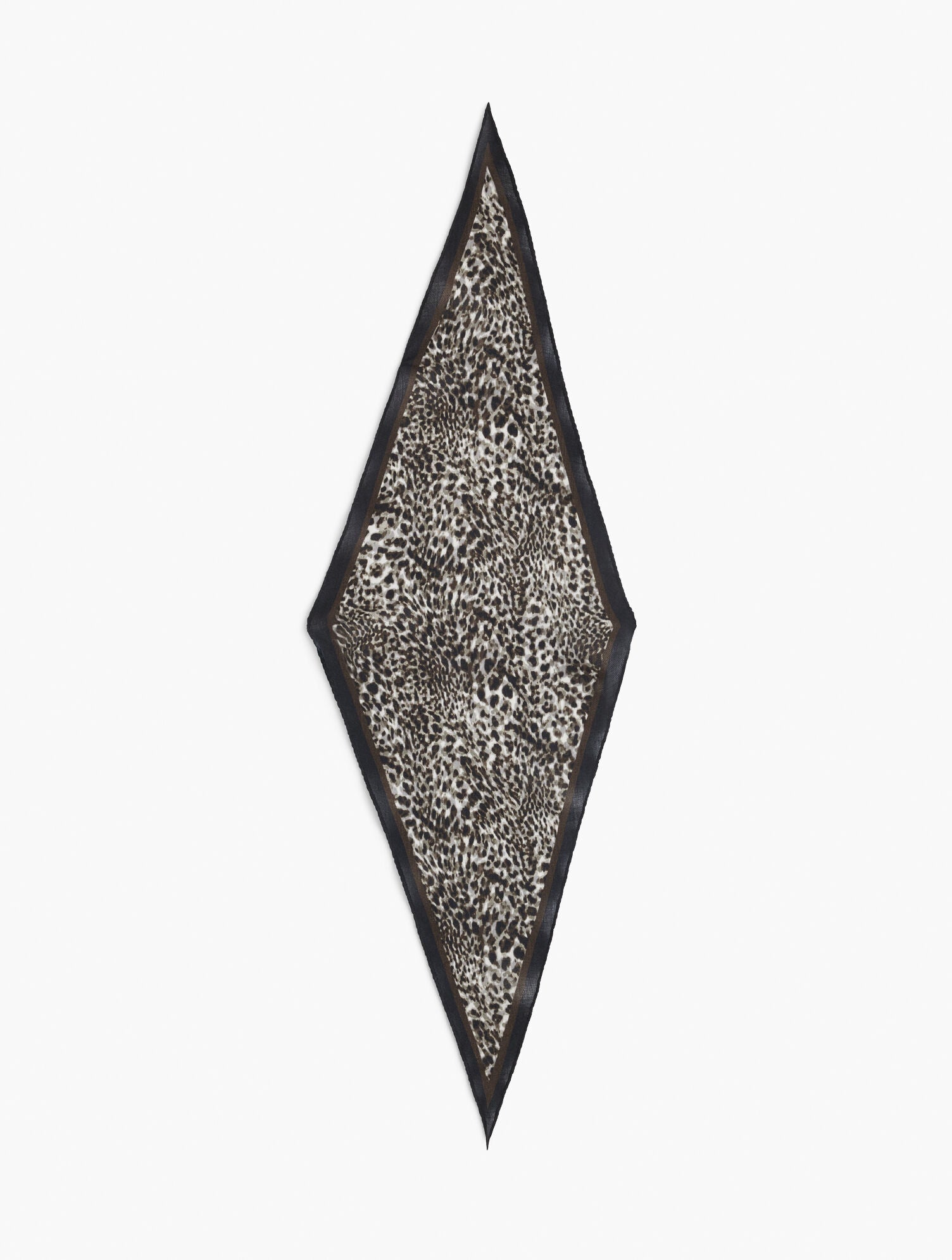 DARK GREY MULTI SWIRLY ANIMAL DIAMOND SCARF | Talbots online