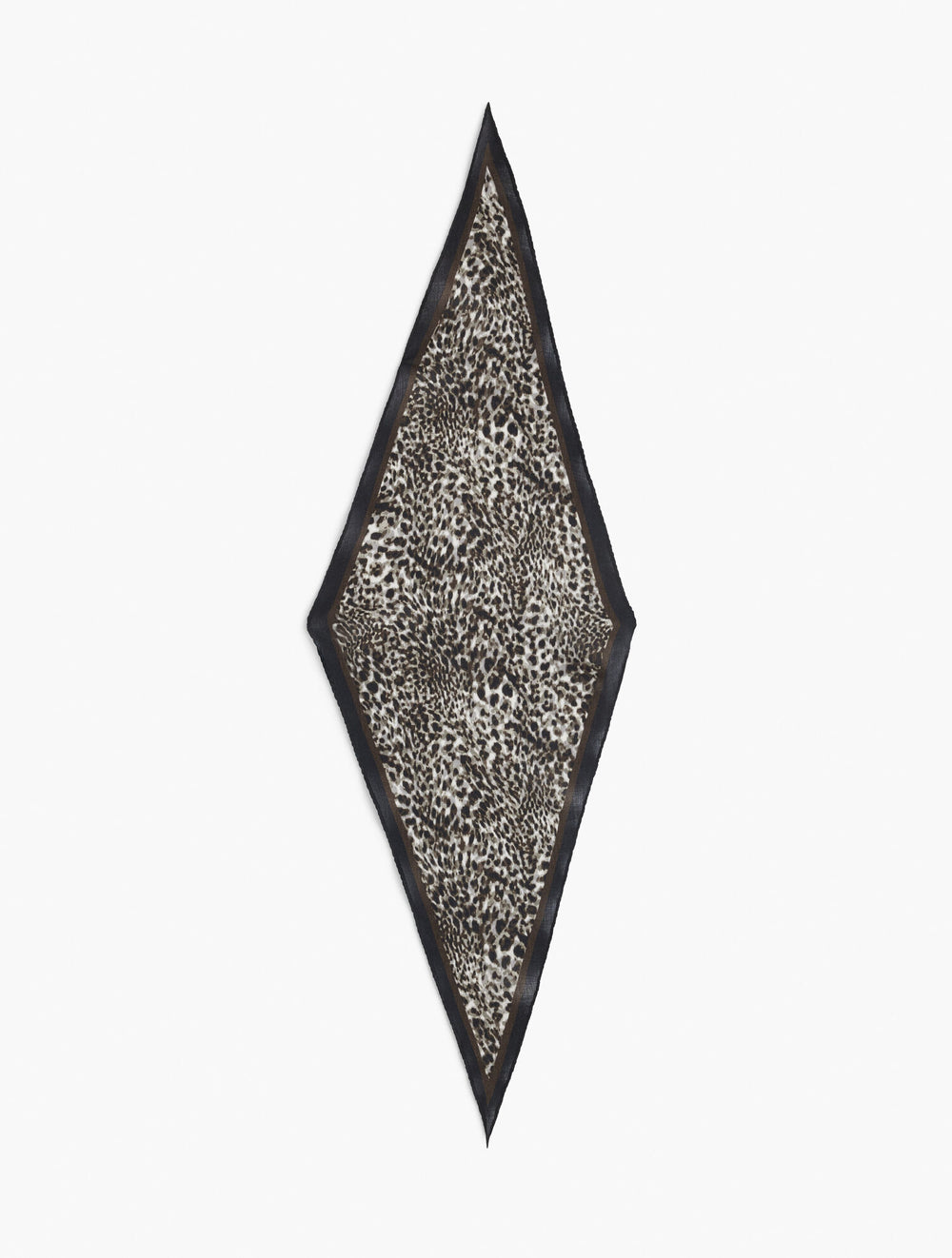 DARK GREY MULTI SWIRLY ANIMAL DIAMOND SCARF | Talbots online
