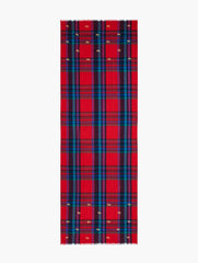 RED POP MULTI WISHFUL PLAID OBLONG SCARF | Talbots sale