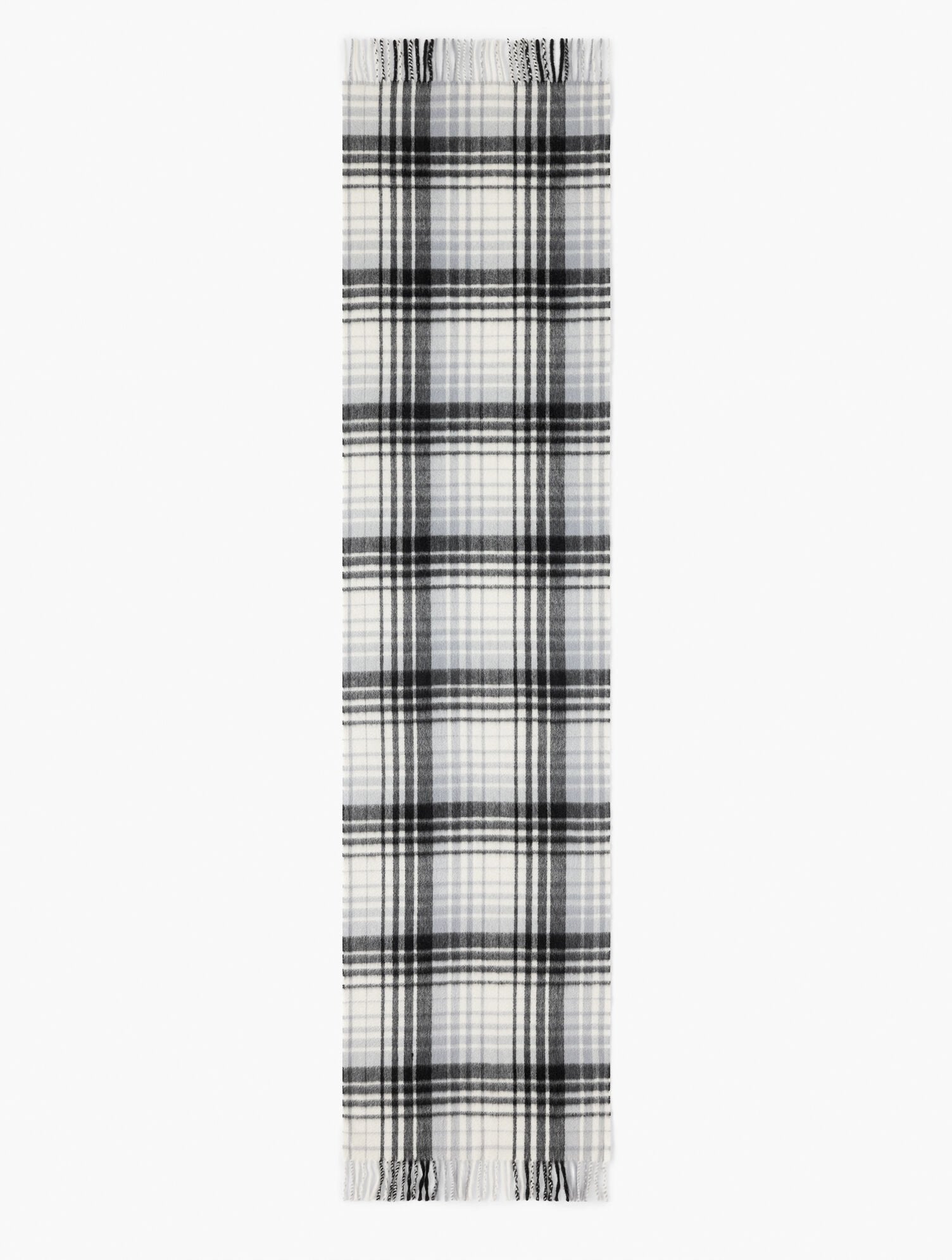 CASHMERE WATERWEAVE SCARF - SERENE PLAID | Talbots outlet