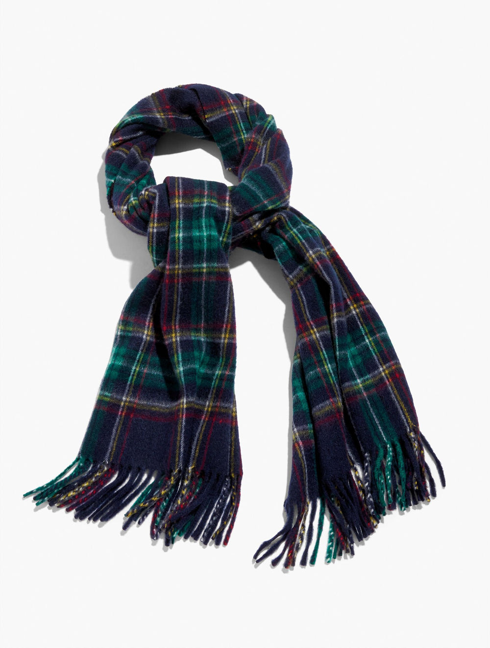 INDIGO MULTI CASHMERE WATERWEAVE SCARF - MIDNIGHT PLAID | Talbots near me