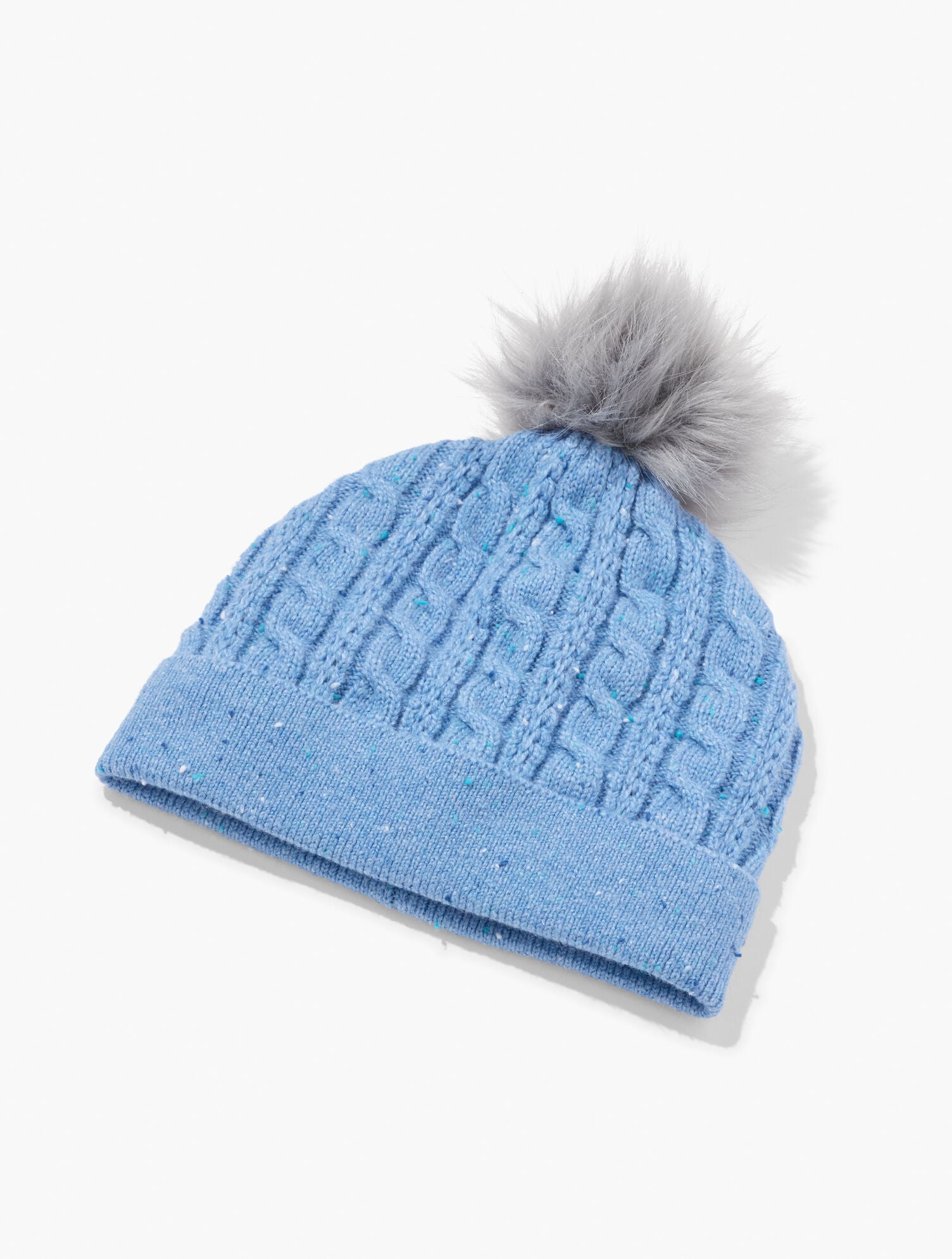 ENCHANTED BLUE MULTI|WINTER PLUM HEATHER TWEED TWEED KNIT BEANIE | Talbots online