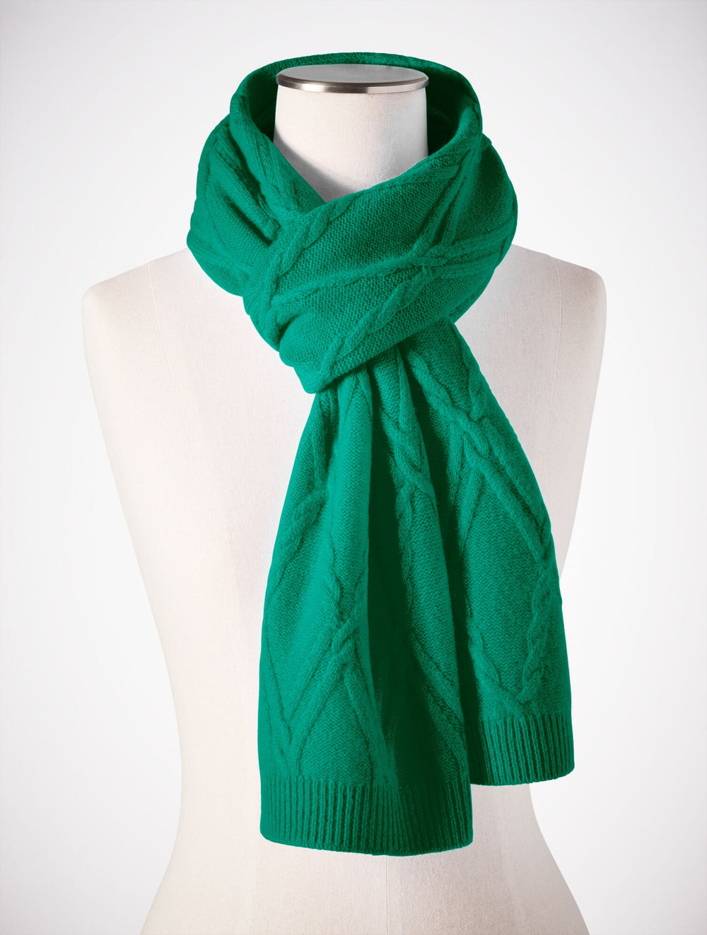 LUSH GREEN|STUNNING PINK CASHMERE SCARF | Talbots sale