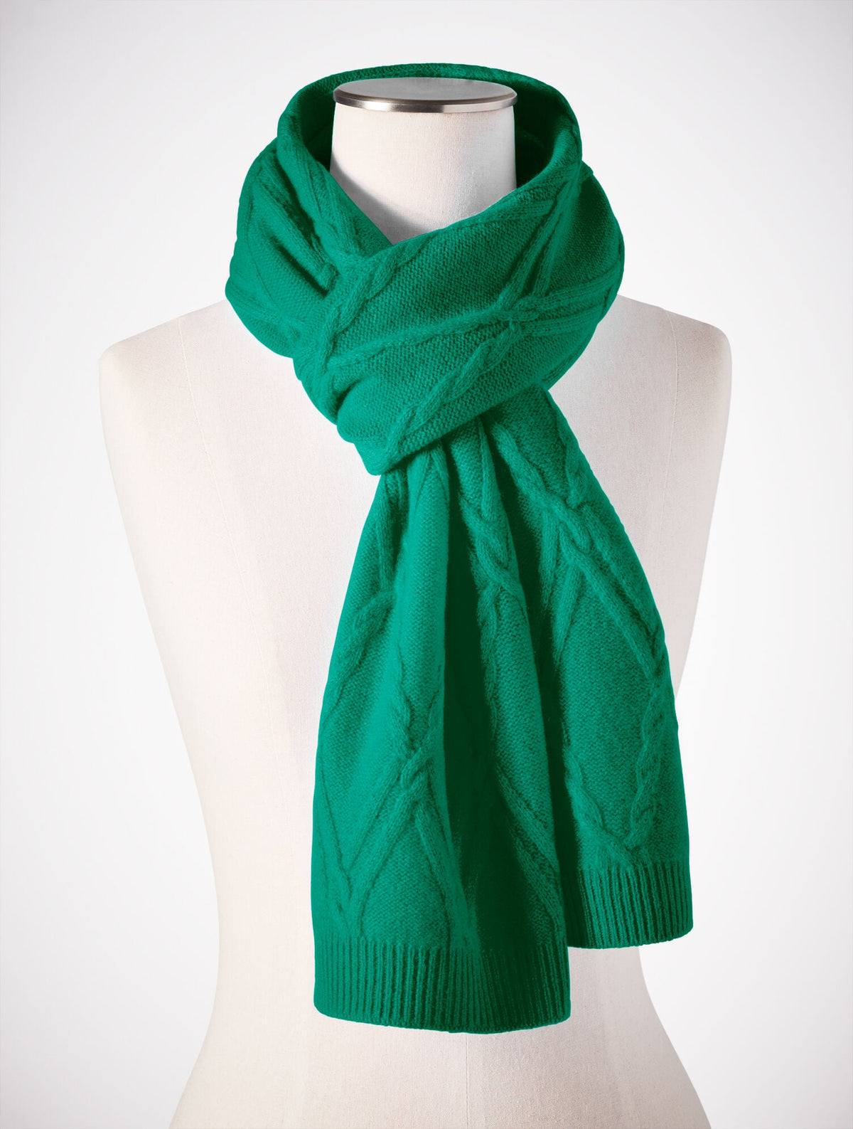 LUSH GREEN|STUNNING PINK CASHMERE SCARF | Talbots sale