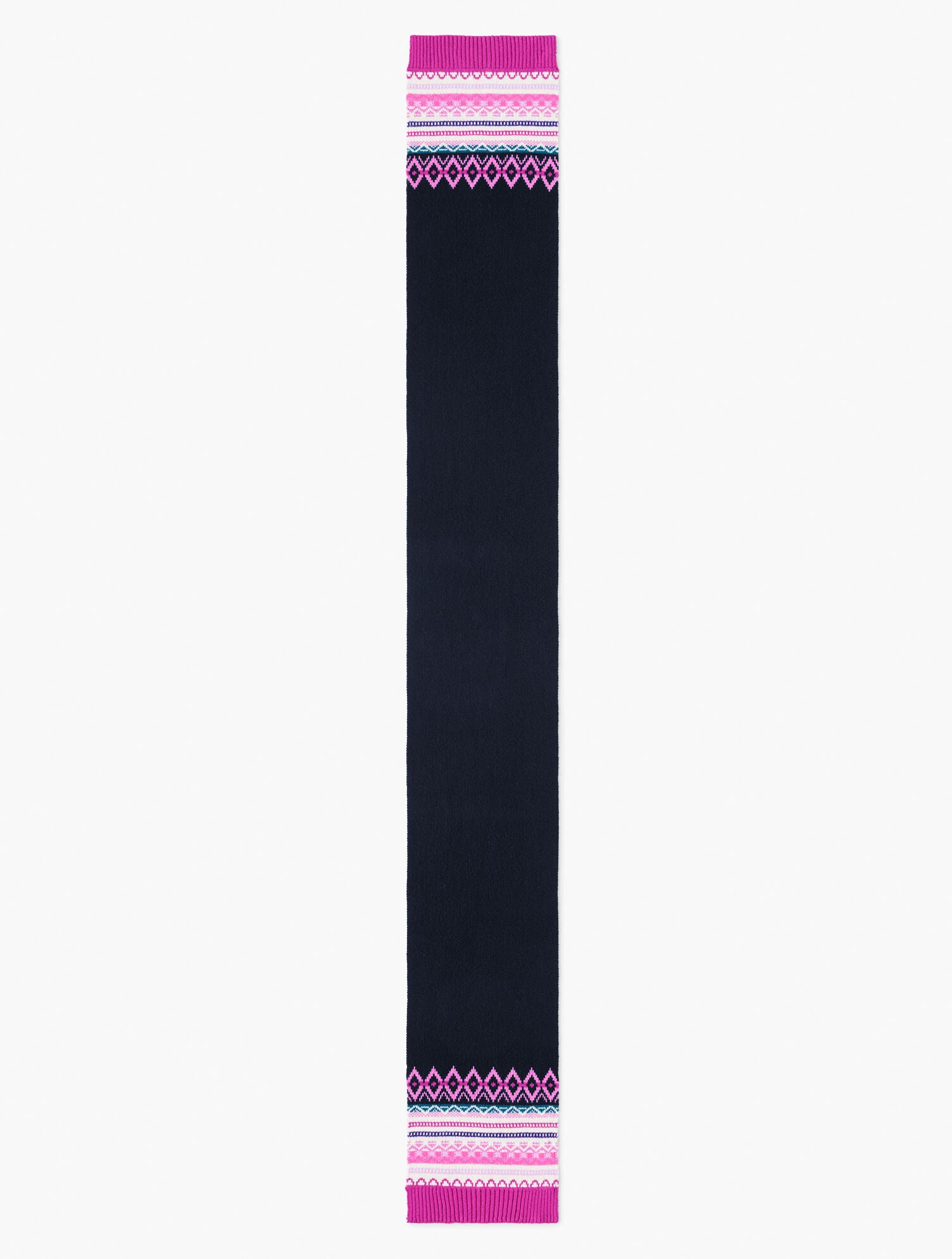 INDIGO MULTI FLOAT FAIR ISLE SCARF | Talbots outlet