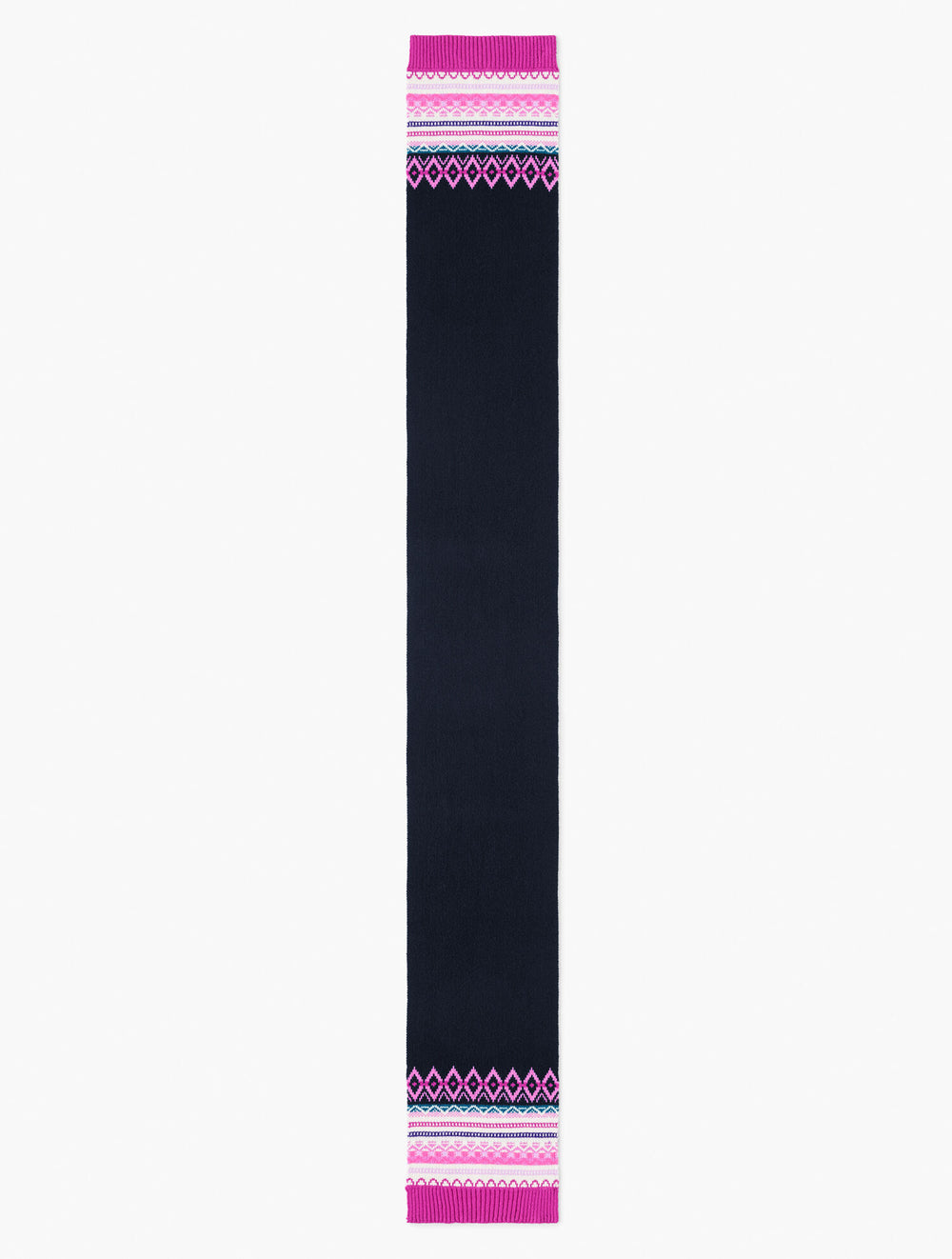 INDIGO MULTI FLOAT FAIR ISLE SCARF | Talbots outlet