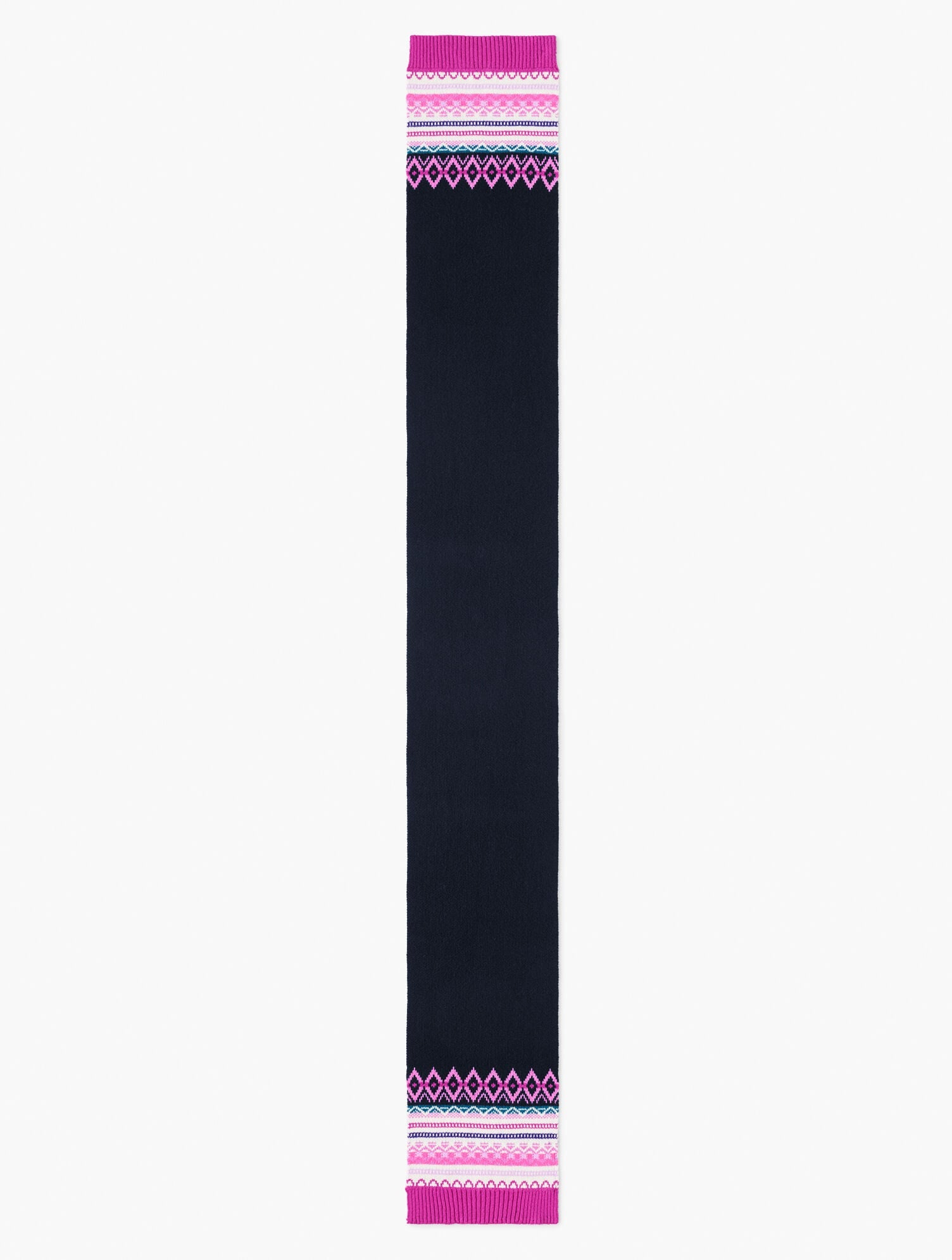 INDIGO MULTI FLOAT FAIR ISLE SCARF | Talbots on sale