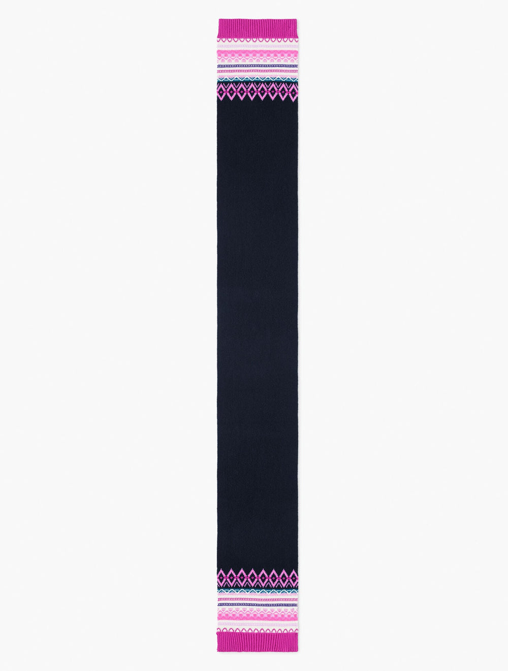 INDIGO MULTI FLOAT FAIR ISLE SCARF | Talbots on sale