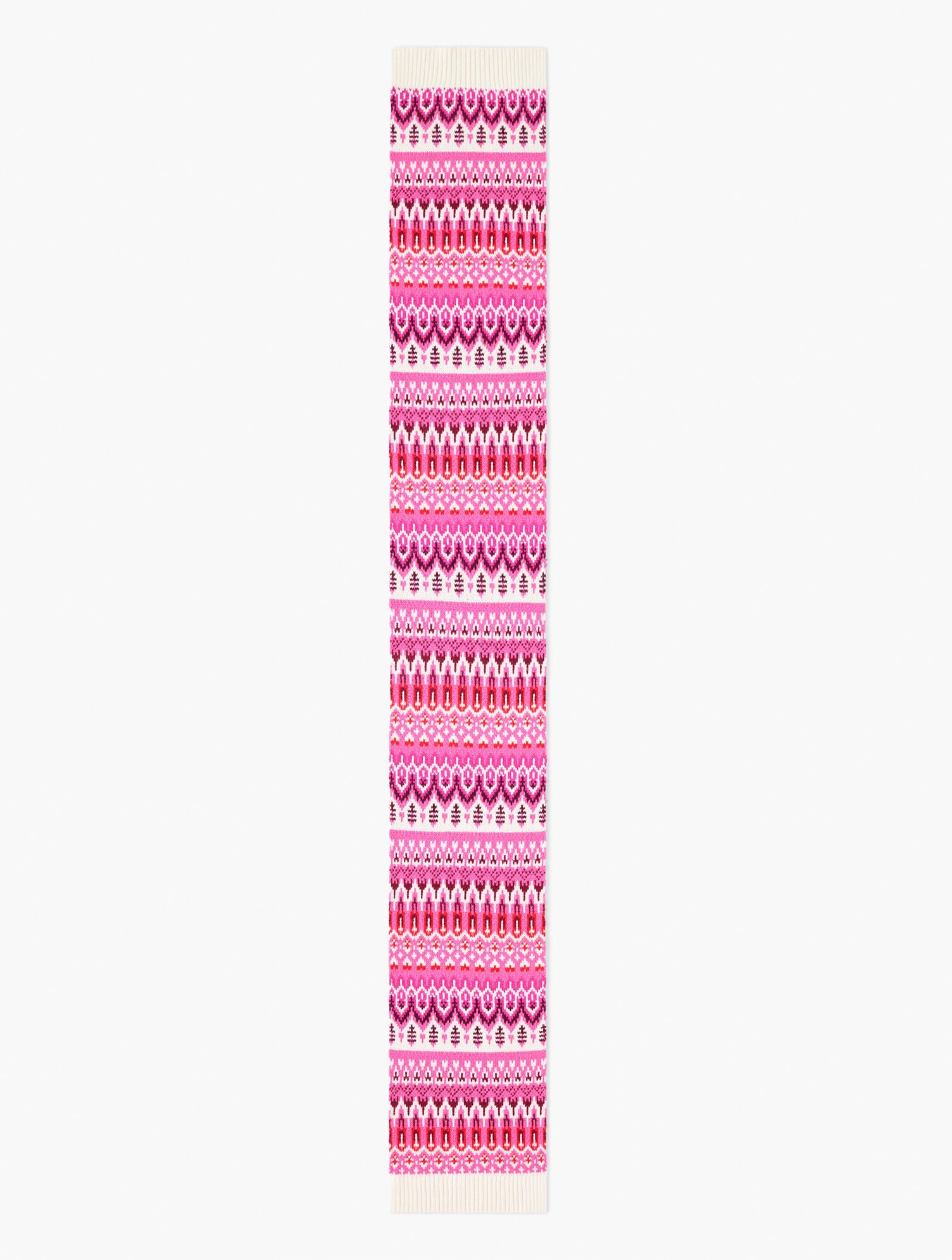 IVORY MULTI MODERN FAIR ISLE SCARF | Talbots discount