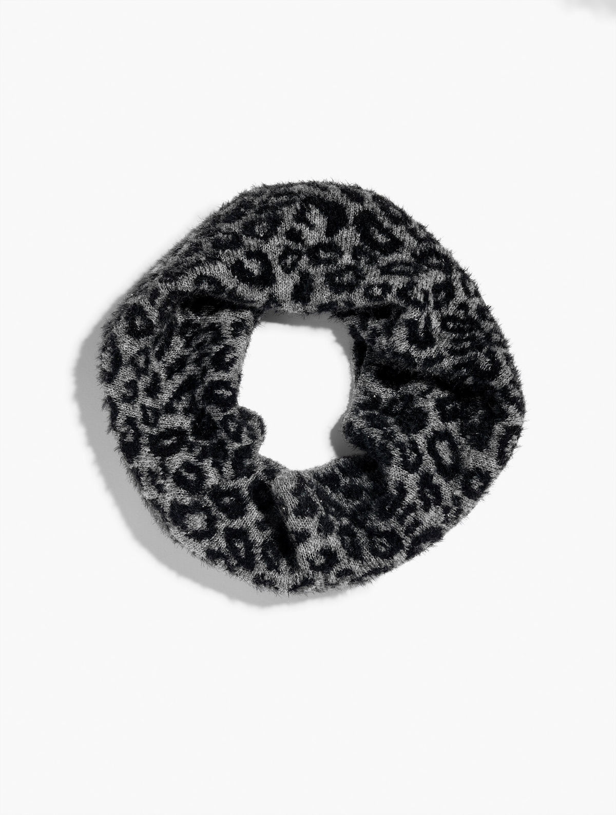 SHADOW HEATHER MULTI SNOW LEOPARD SNOOD | Talbots discount