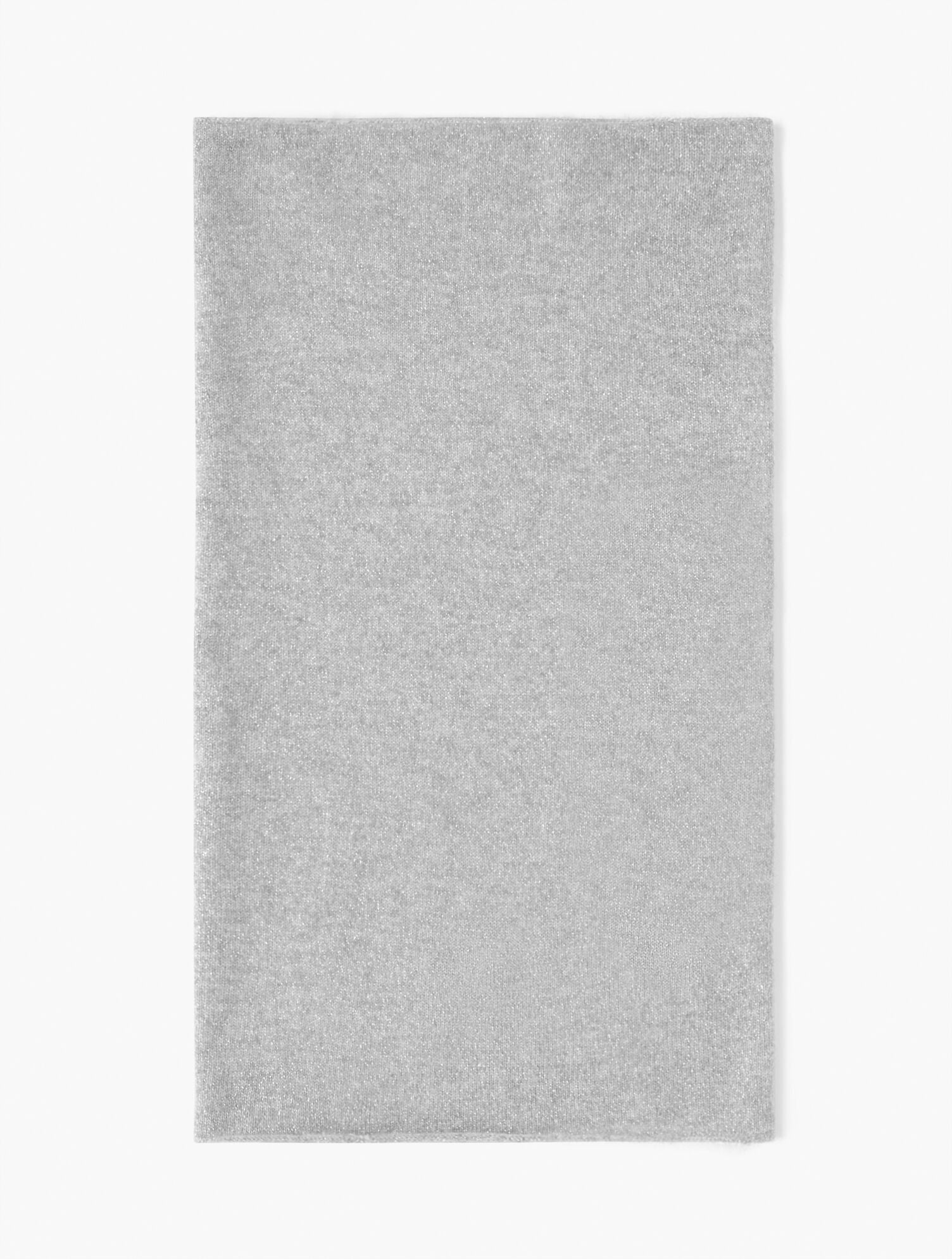 GREY SILVER W/LUREX METALLIC CASHMERE SNOOD | Talbots on sale