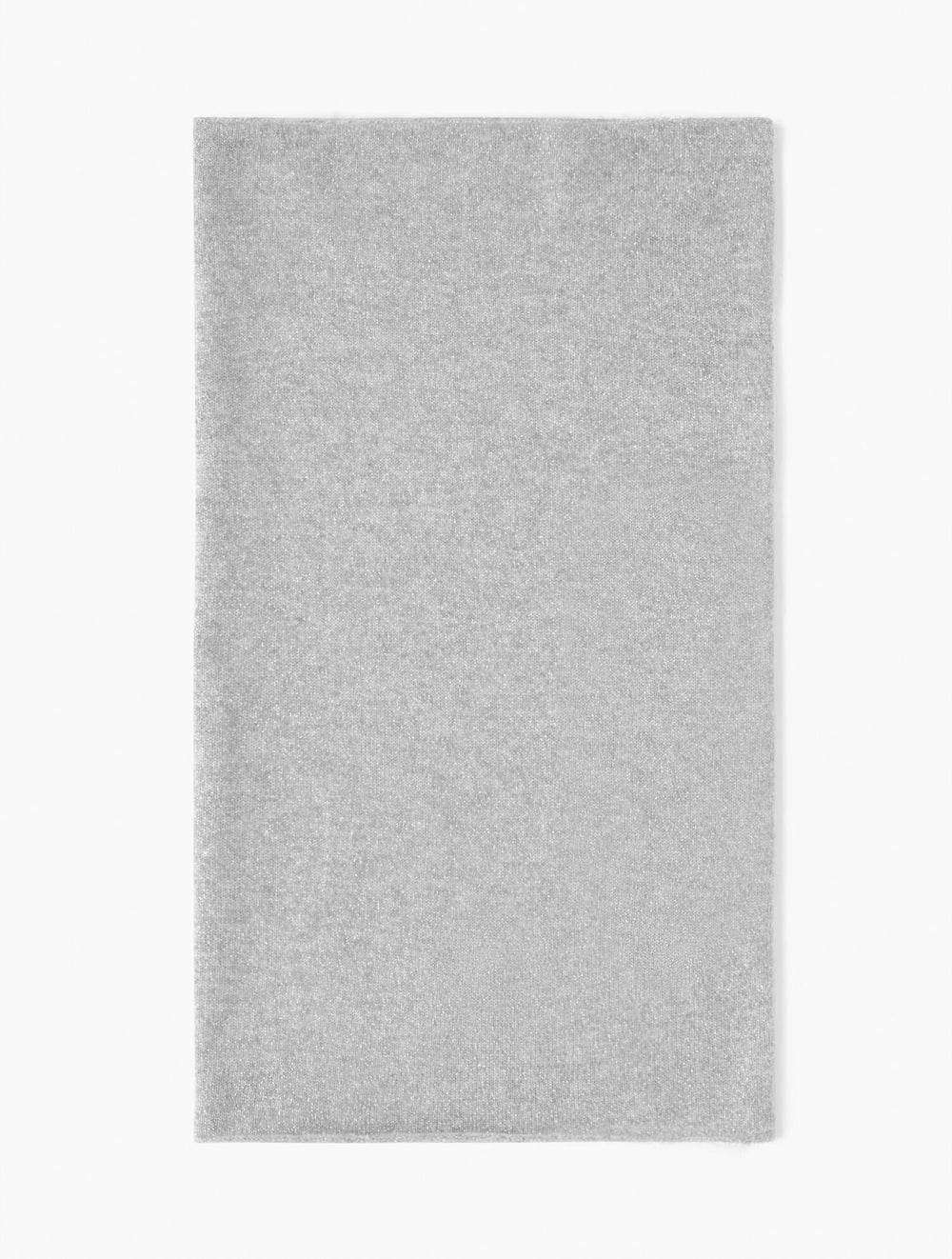 GREY SILVER W/LUREX METALLIC CASHMERE SNOOD | Talbots on sale