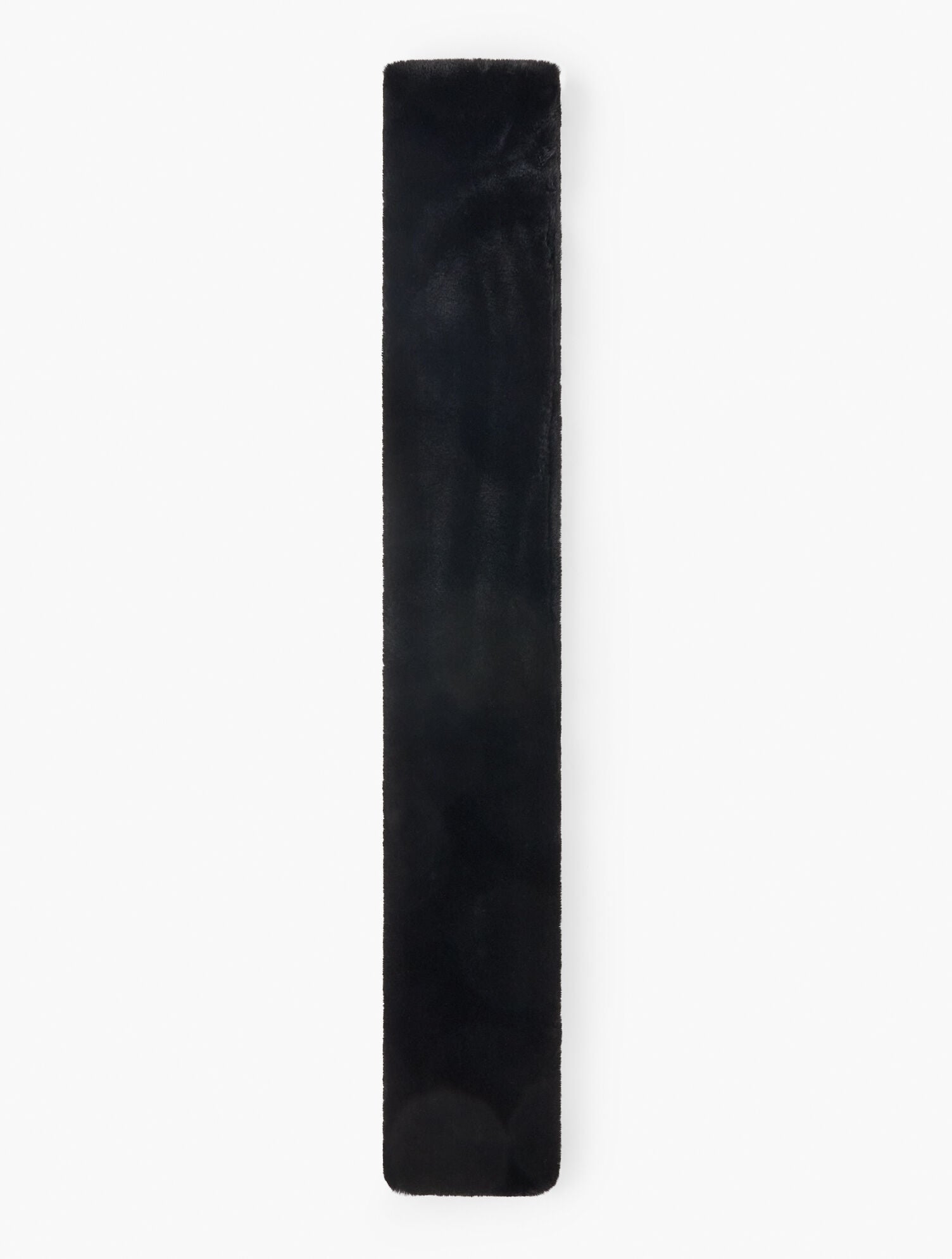 BLACK FAUX FUR PULL-THROUGH SCARF | Talbots discount