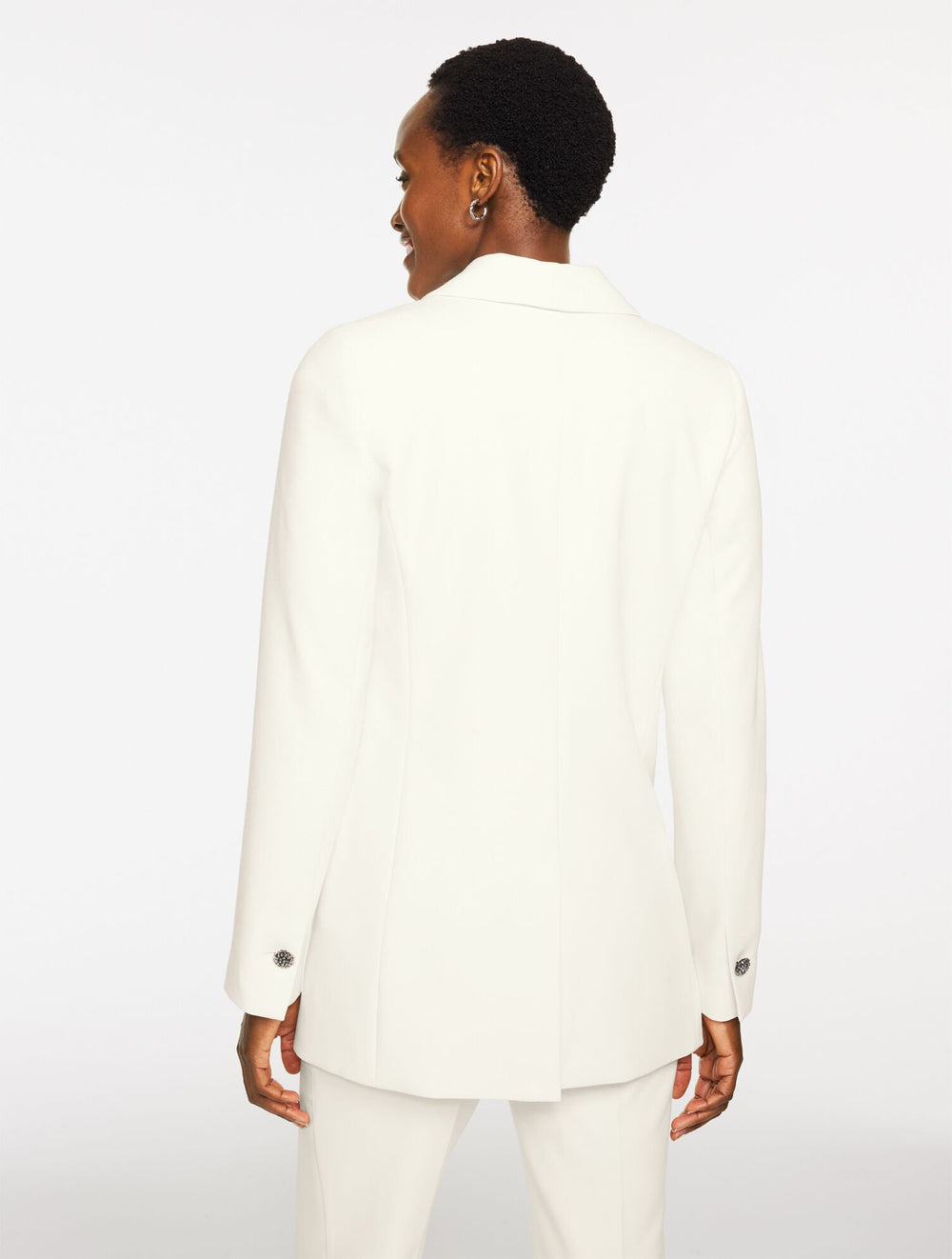 IVORY TAILORED STRETCH BLAZER | Talbots online