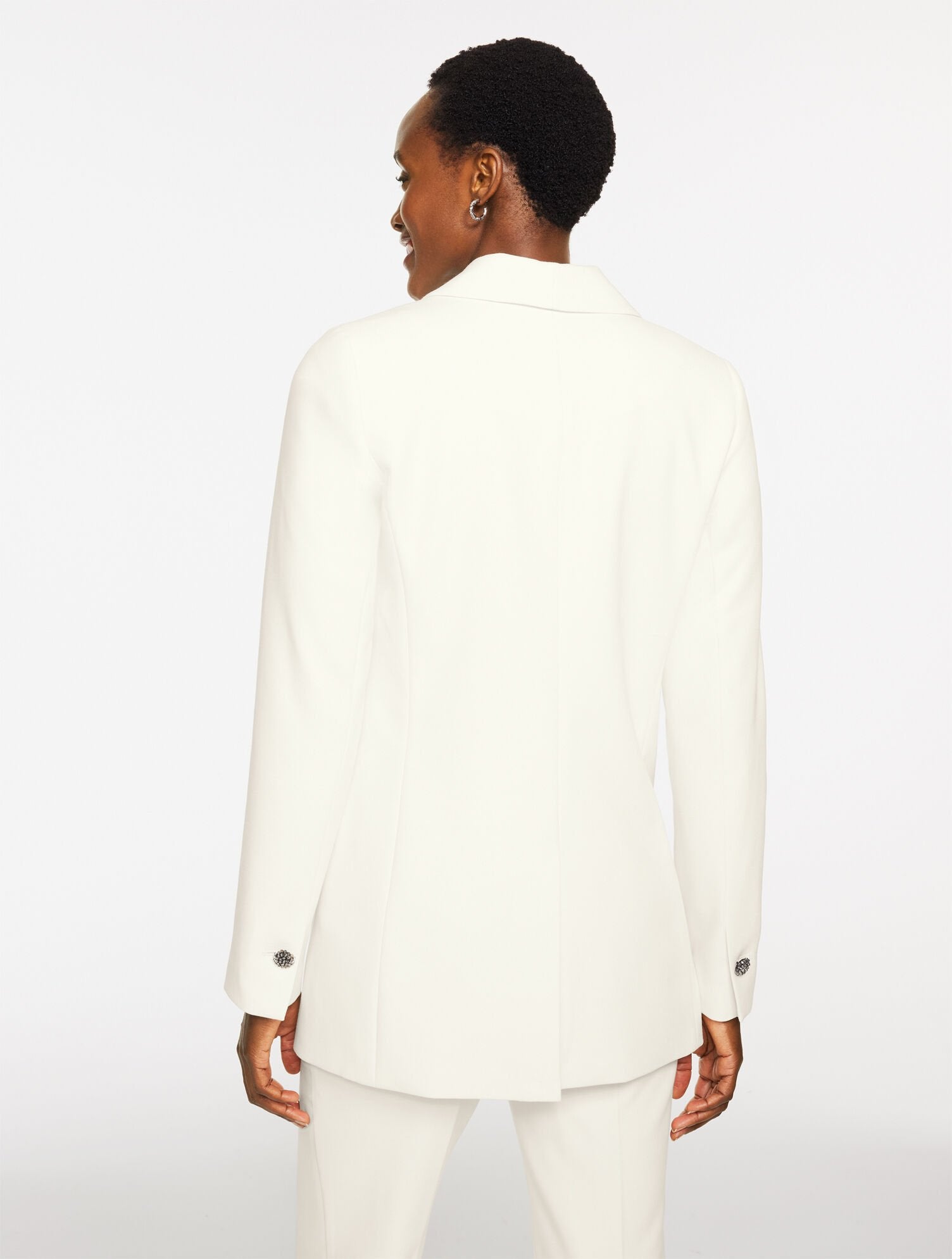 IVORY TAILORED STRETCH BLAZER | Talbots on sale