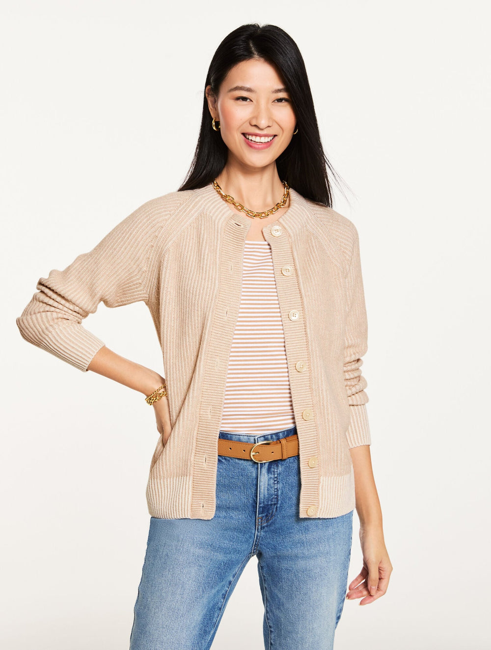 SESAME HEATHER/IVORY,XS,Misses