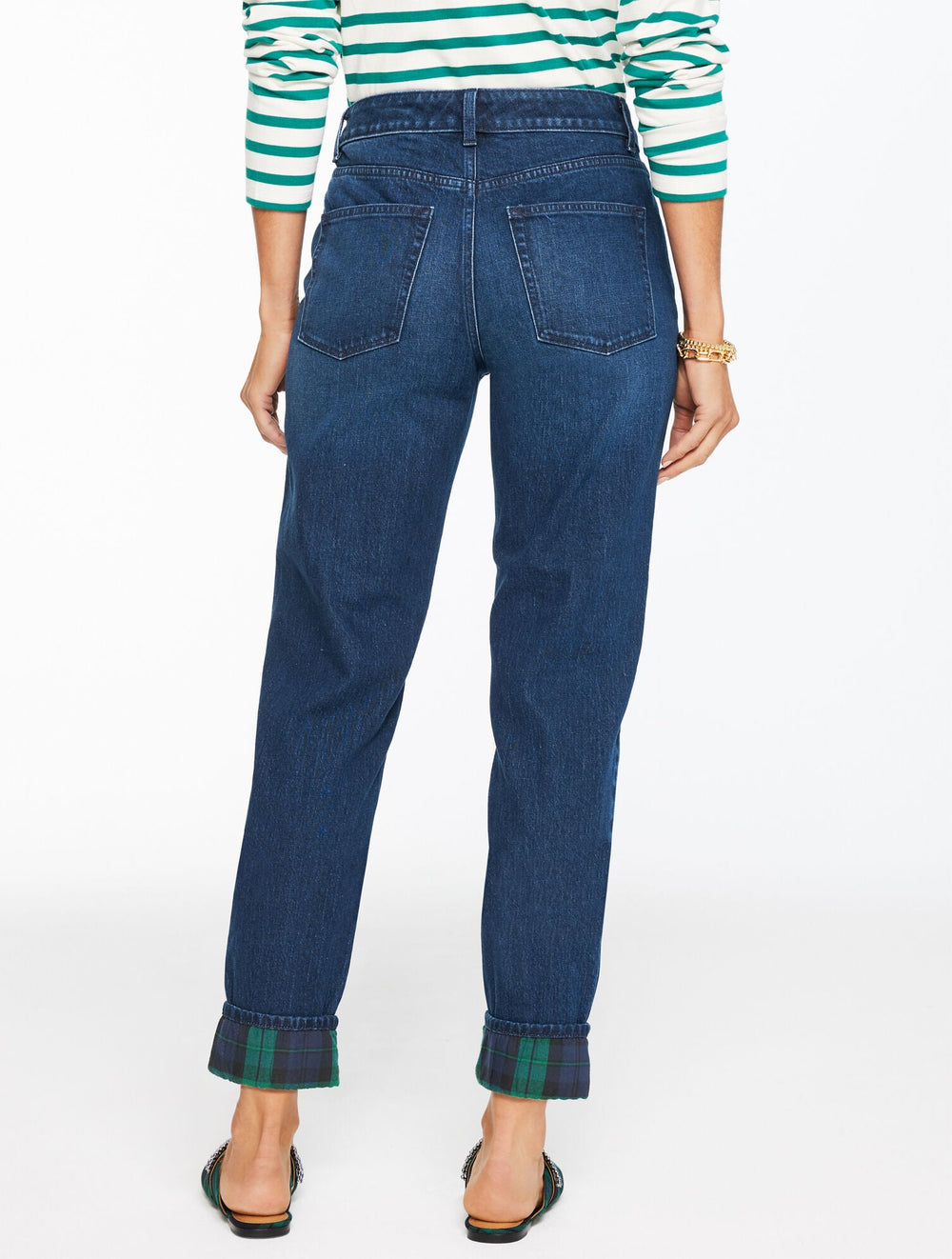 TARTAN WASH EVERYDAY RELAXED JEANS - TARTAN CUFF | Talbots near me