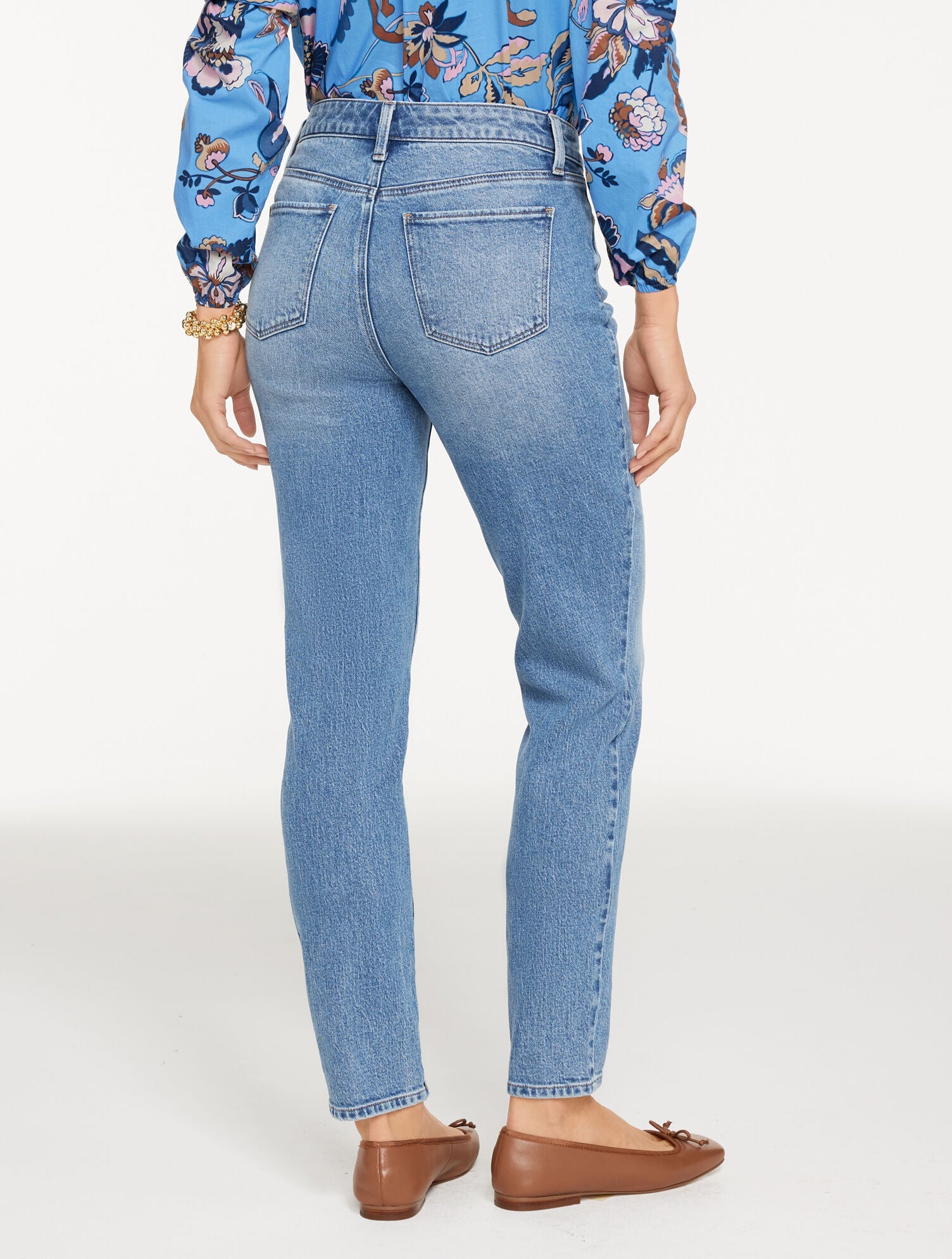 LINDEN WASH SLIM ANKLE JEANS - LINDEN WASH | Talbots outlet