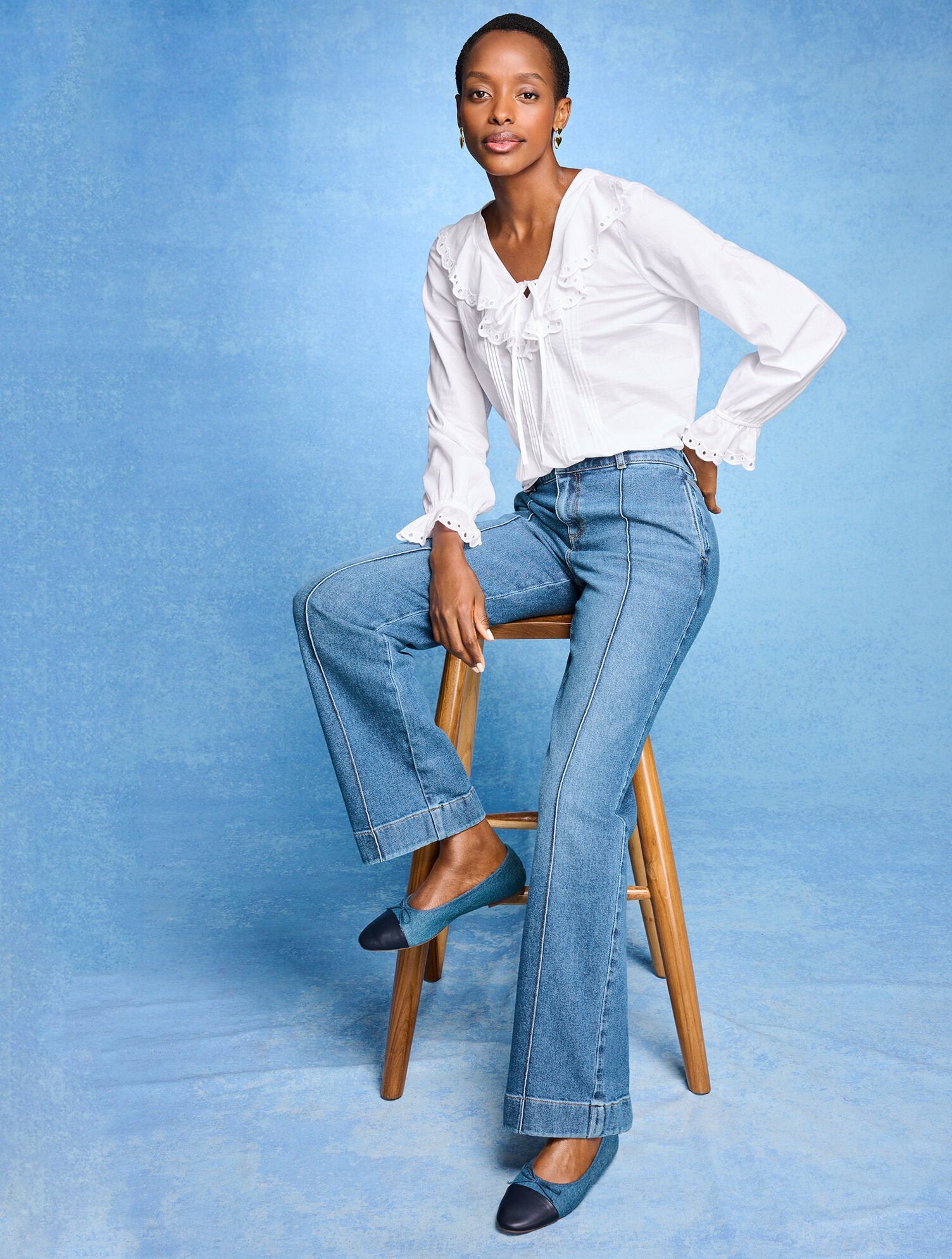FAIRVIEW WASH CLASSIC JEAN TROUSERS | Talbots near me