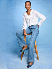 FAIRVIEW WASH CLASSIC JEAN TROUSERS | Talbots near me