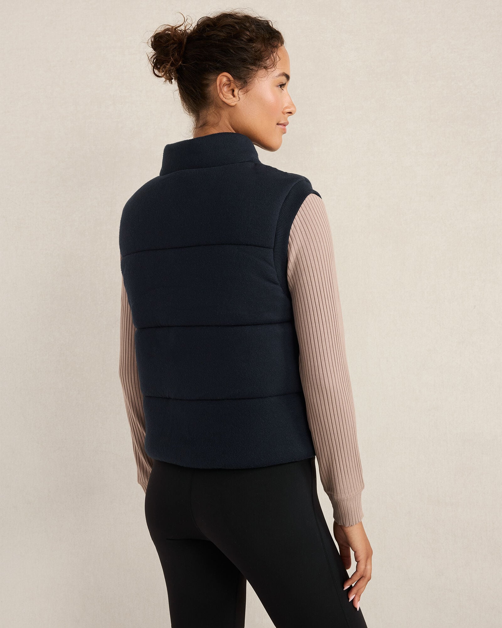 NIGHTFALL VISCOSE BLEND PUFFER VEST | Talbots online