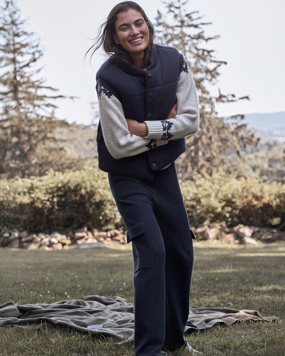 NIGHTFALL VISCOSE BLEND CARGO PANTS | Talbots for sale