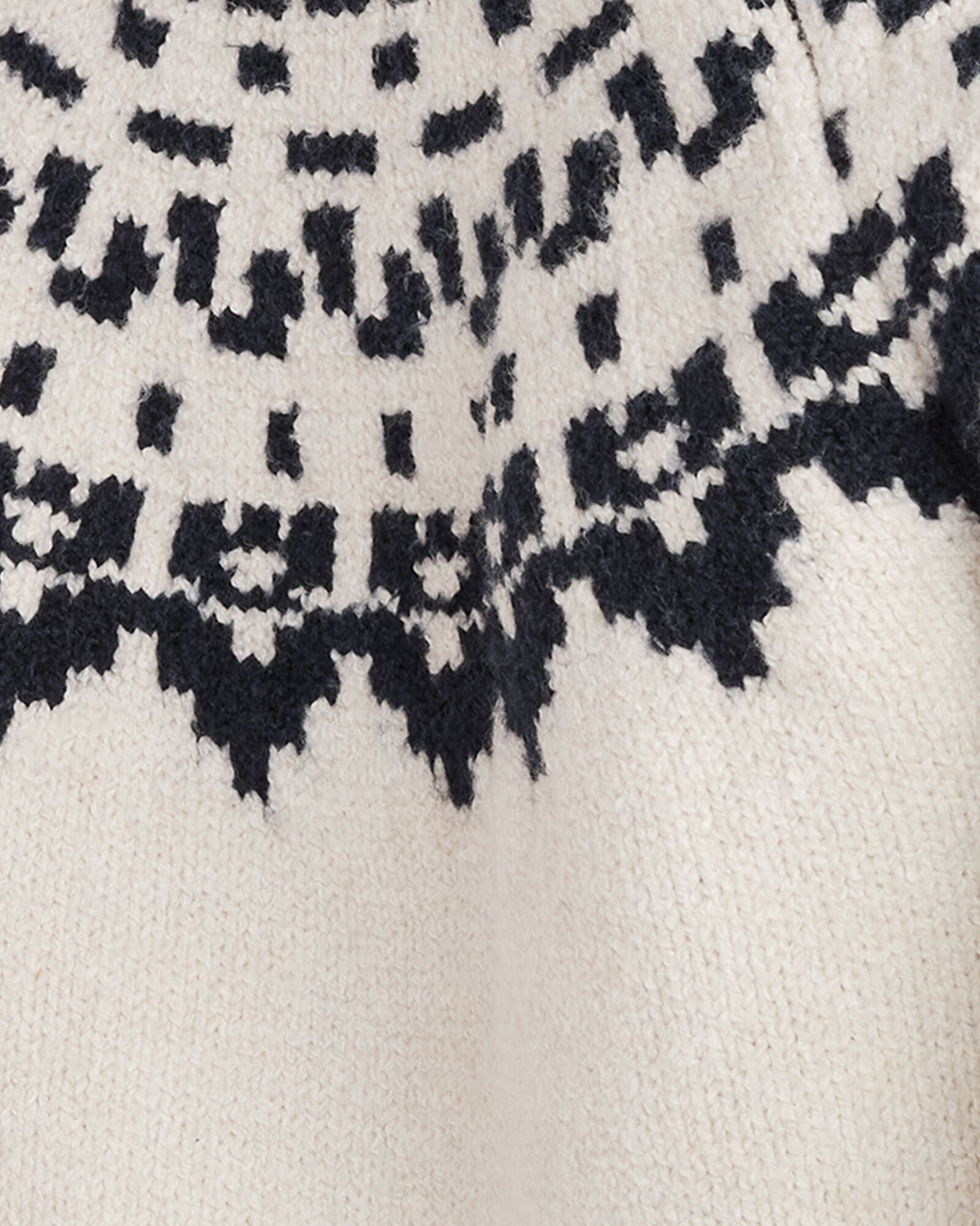 FULL MOON/NIGHTFALL HTHR ORGANIC COTTON BLEND JUNEAU FAIR ISLE CREWNECK SWEATER | Talbots online