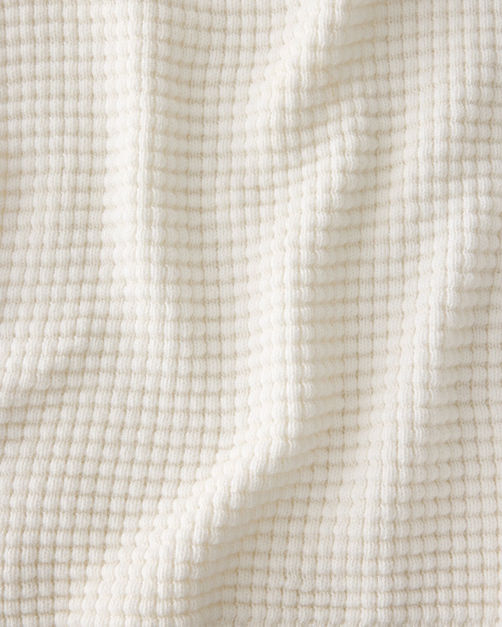 IVORY ORGANIC COTTON CASHMERE WAFFLE PULLOVER | Talbots US
